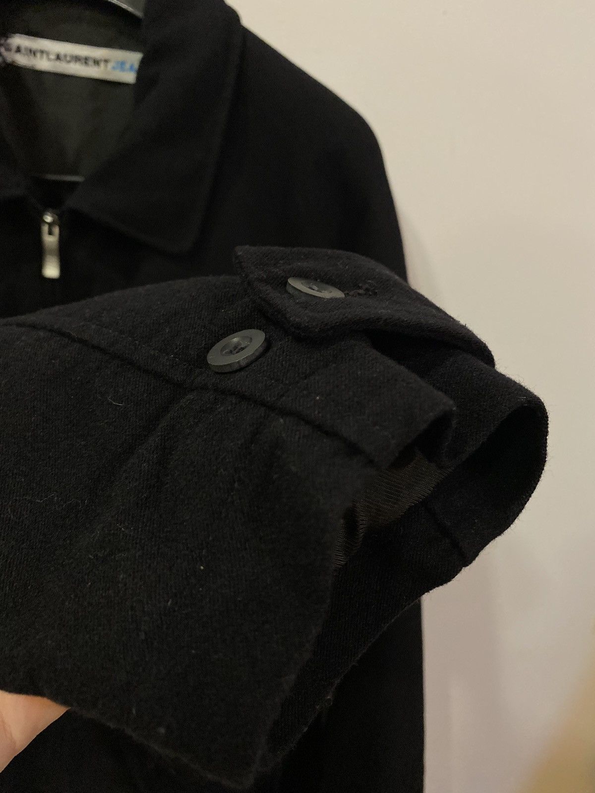 Yves Saint Laurent Black YSL Jacket Warmed Saint Laurent Jeans Size US L / EU 52-54 / 3 - 14 Thumbnail