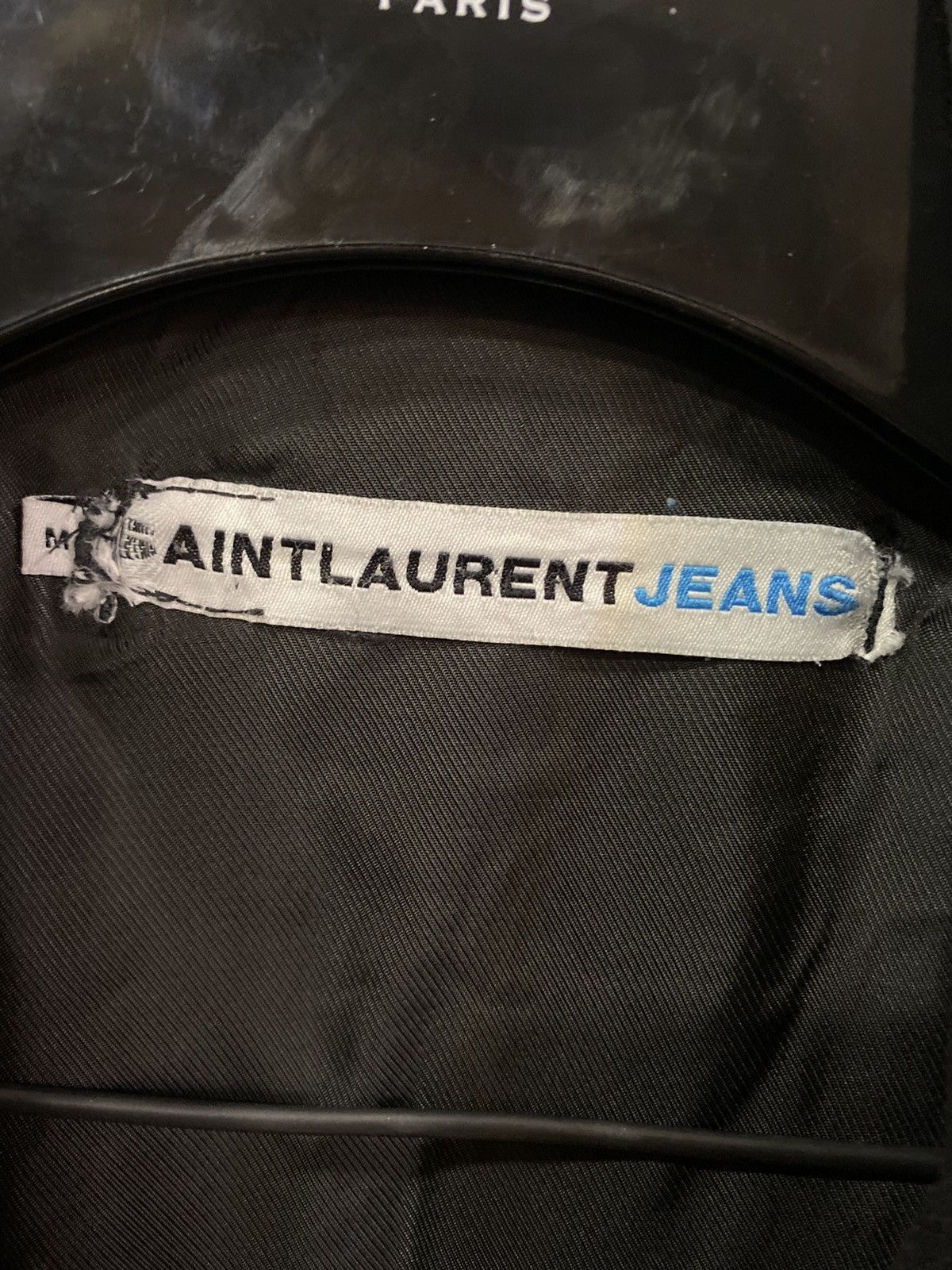 Yves Saint Laurent Black YSL Jacket Warmed Saint Laurent Jeans Size US L / EU 52-54 / 3 - 9 Thumbnail