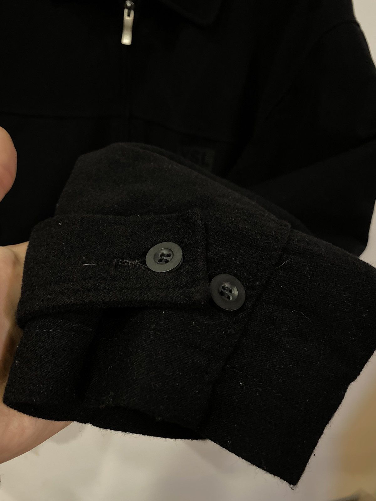 Yves Saint Laurent Black YSL Jacket Warmed Saint Laurent Jeans Size US L / EU 52-54 / 3 - 10 Thumbnail