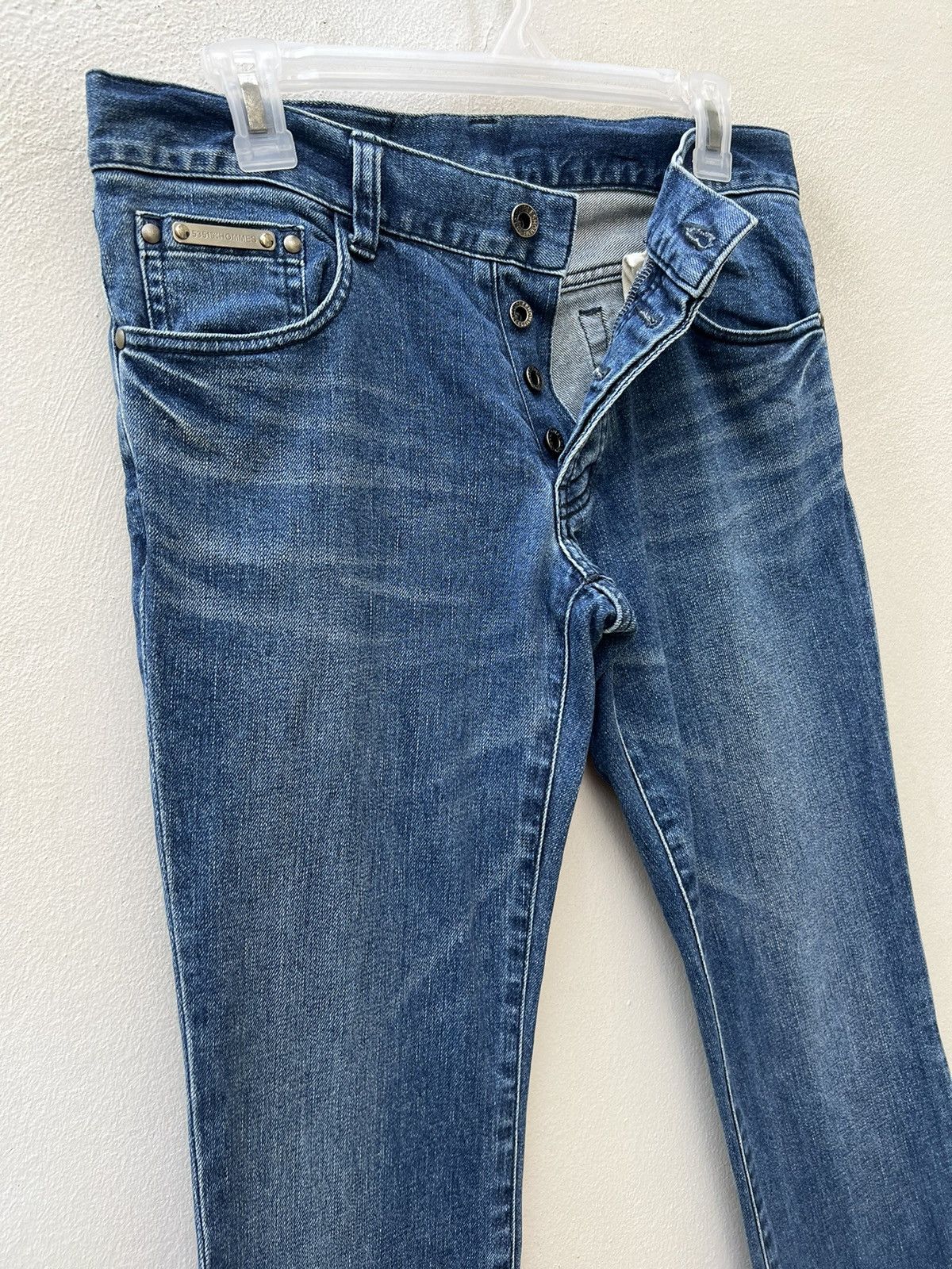 5351 POUR LES HOMMES Vintage 5351 Pour Les Hommes Stretch Denim Flare Jeans Size US 30 / EU 46 - 8 Thumbnail