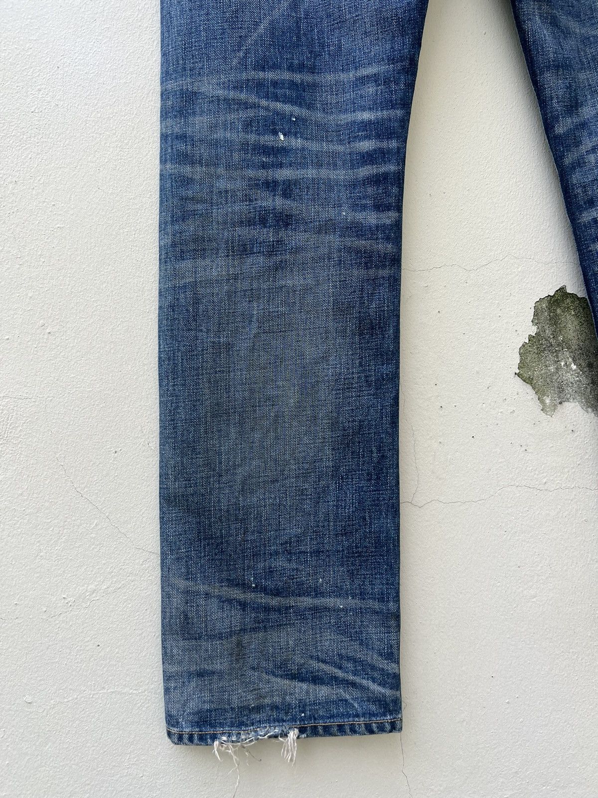 Hysteric Glamour Vintage Ron Herman RHD02 Bad Water Rips Denim Selvedge Jeans Size US 31 - 16 Thumbnail