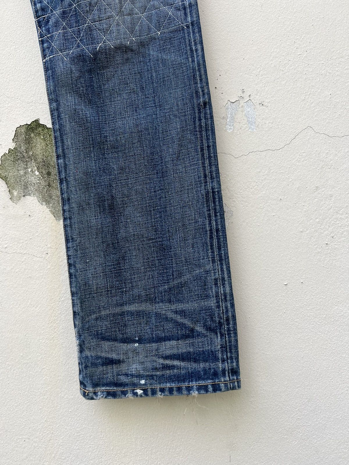 Hysteric Glamour Vintage Ron Herman RHD02 Bad Water Rips Denim Selvedge Jeans Size US 31 - 12 Thumbnail