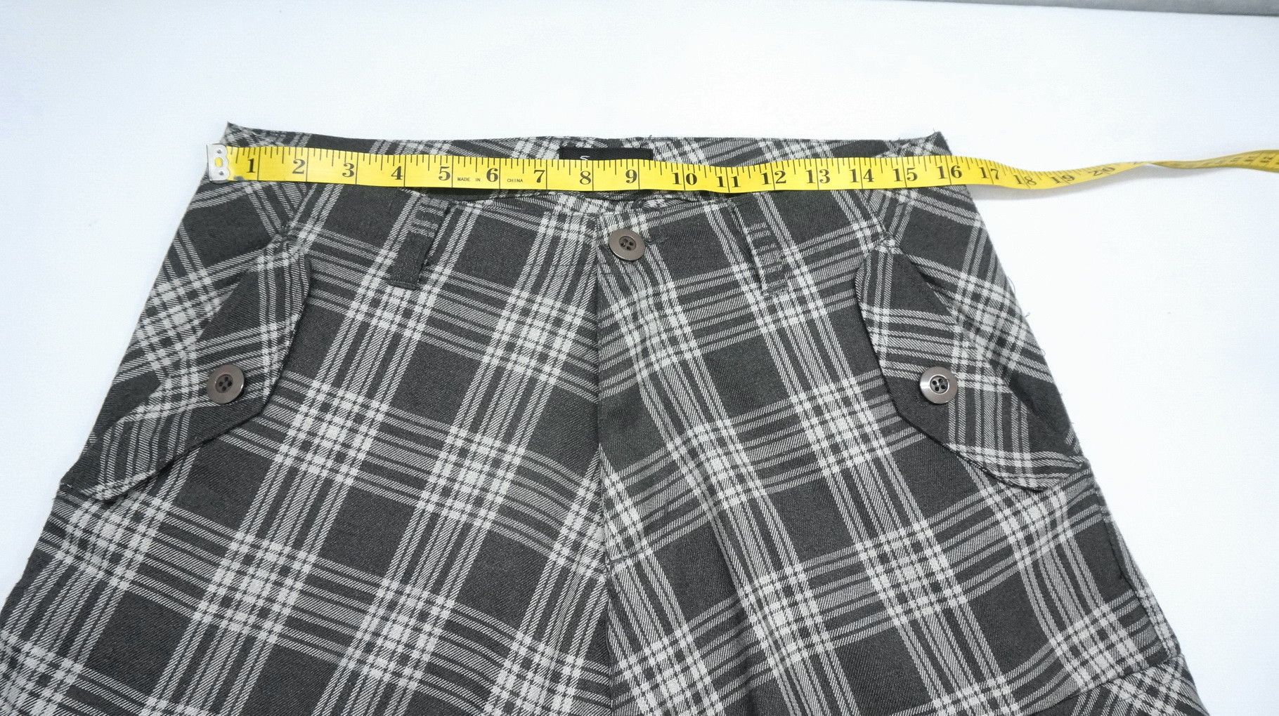 Japanese Brand Japan SUGGESTION Tartan Harem Drop Crotch Lightweight Cargo Size US 31 - 9 Thumbnail