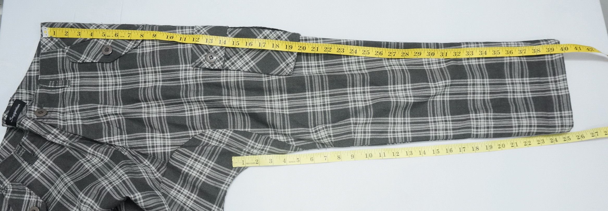 Japanese Brand Japan SUGGESTION Tartan Harem Drop Crotch Lightweight Cargo Size US 31 - 12 Thumbnail