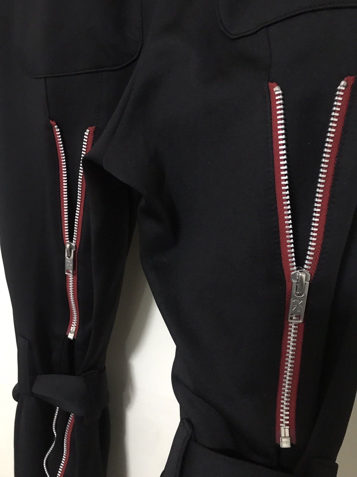 99%IS- Black Bondage Zip Lounge Pants (last drop) Size US 28 / EU 44 - 5 Thumbnail
