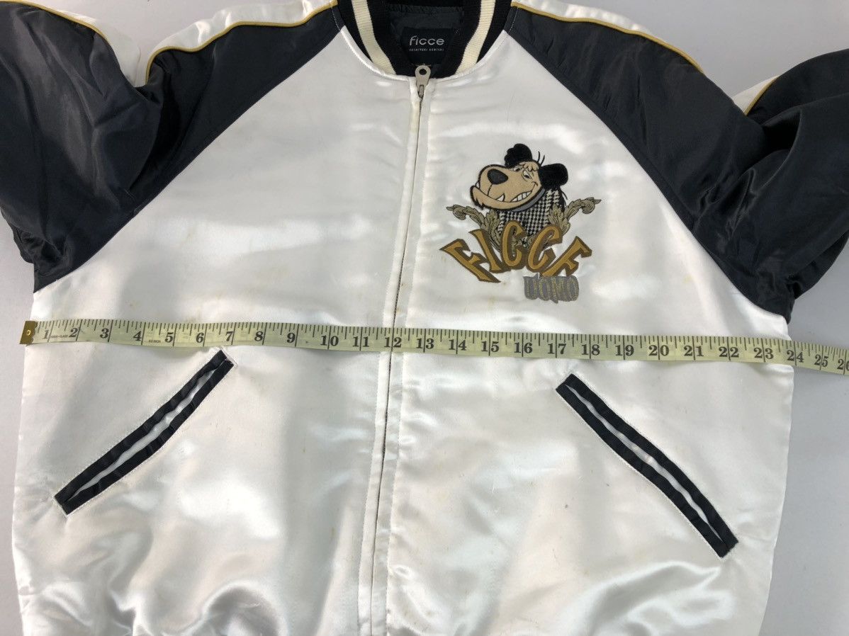 Cartoon Network Wacky Raced by Ficce Uomo Big Logo Embroidery Sukajan Rare Size US L / EU 52-54 / 3 - 13 Thumbnail