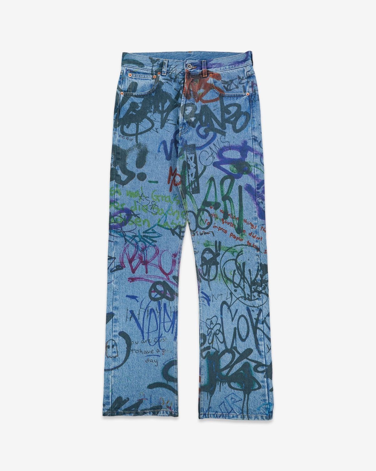 Vetements Vetements Graffiti Jeans - SS21 | Grailed