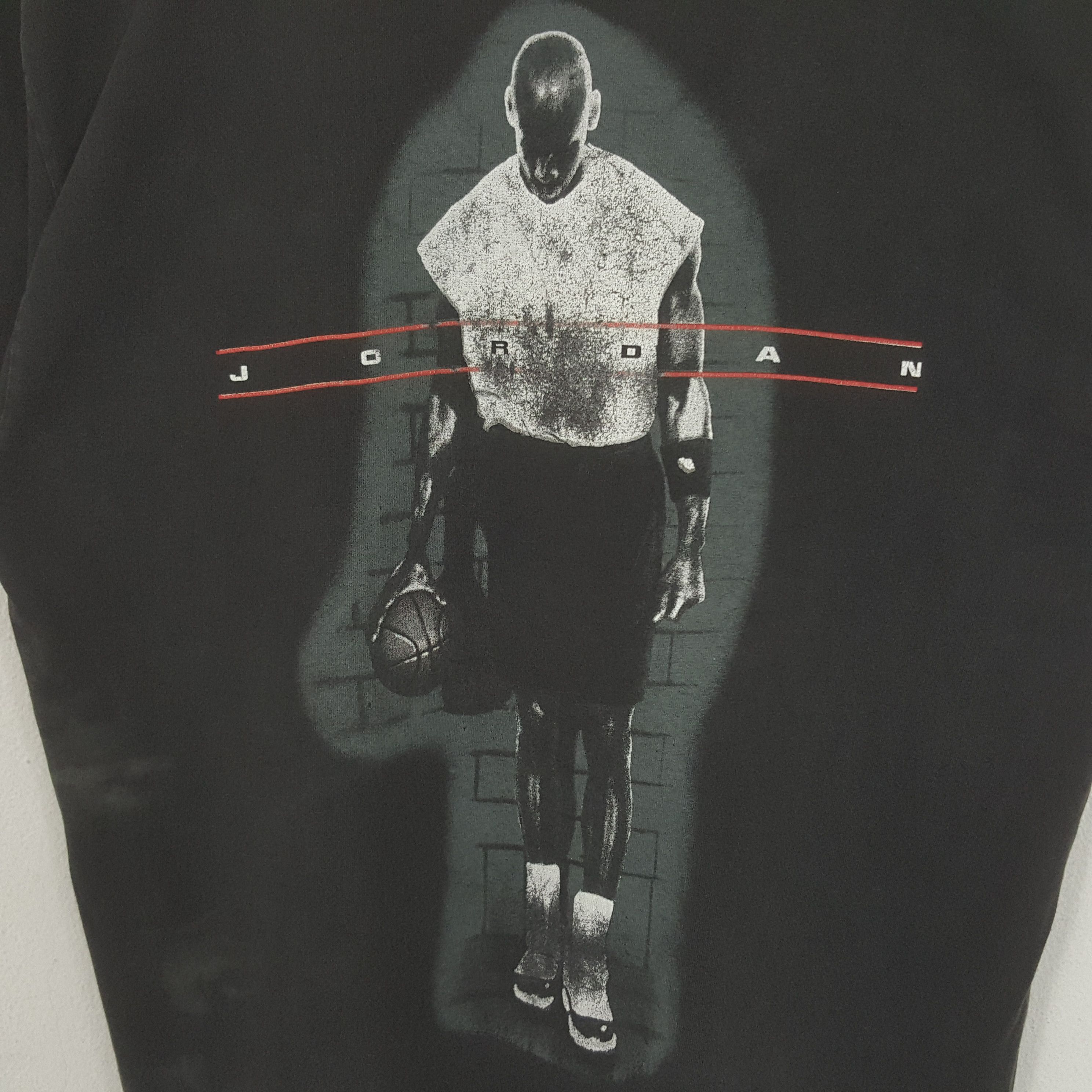 Nike × Vintage Vintage 90's Nike Air Jordan American Sportwear Tshirt Size US L / EU 52-54 / 3 - 2 Thumbnail