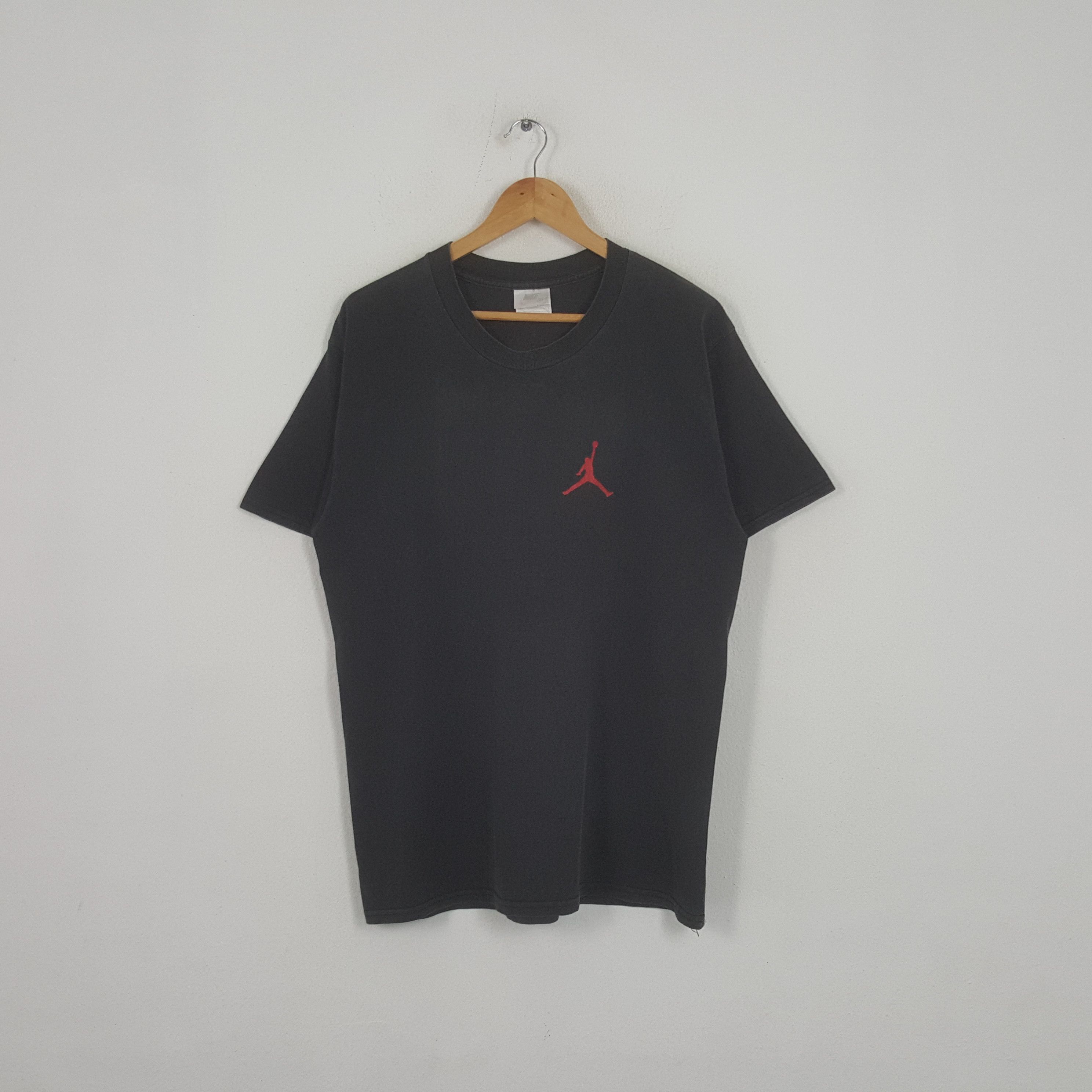 Nike × Vintage Vintage 90's Nike Air Jordan American Sportwear Tshirt Size US L / EU 52-54 / 3 - 3 Thumbnail
