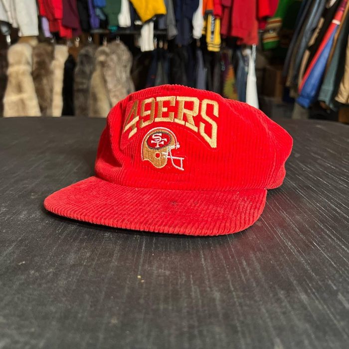 Vintage Vintage 80s San Francisco 49ers Corduroy Snapback Hat