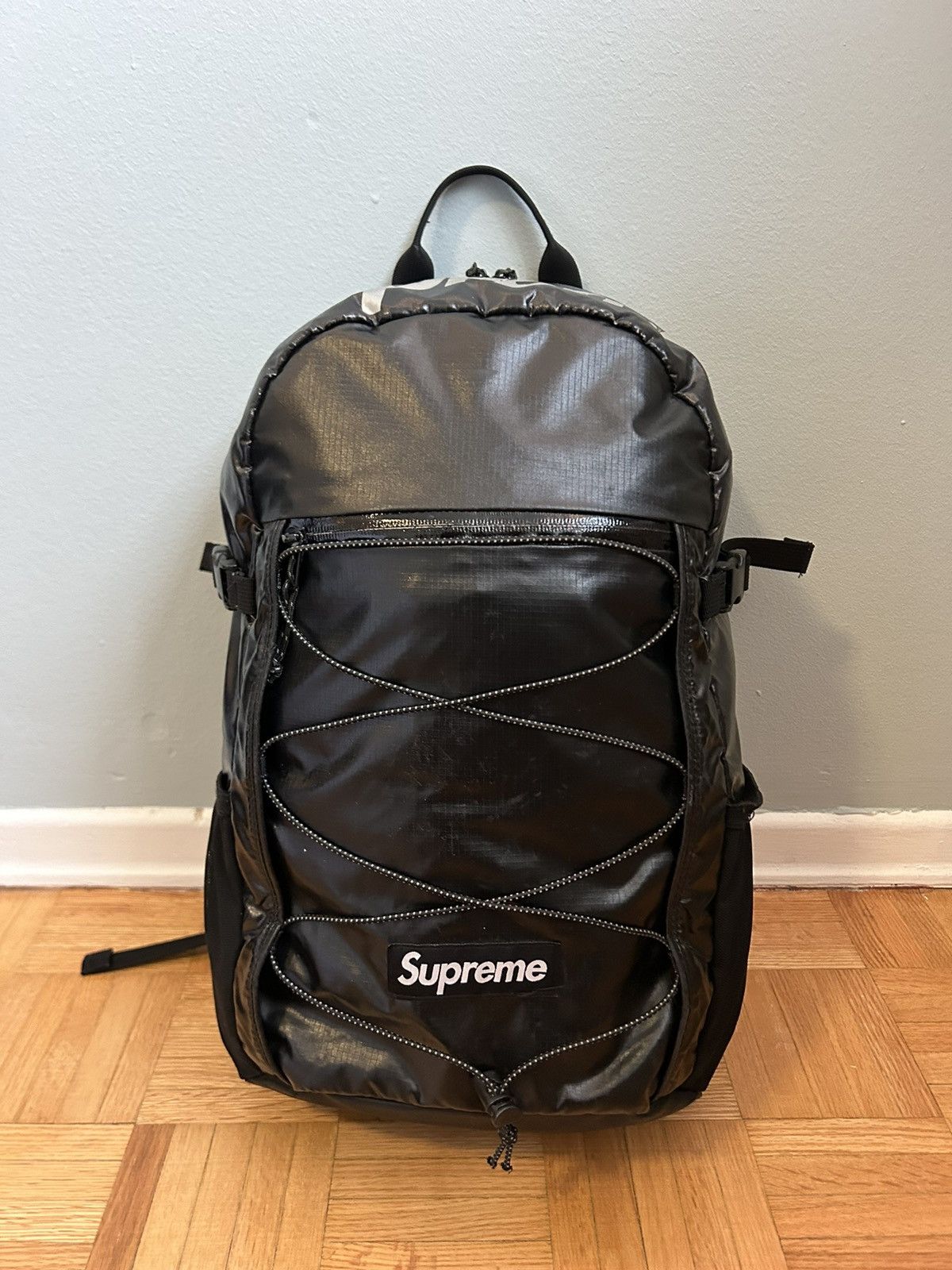 Supreme fw17 backpack black on sale