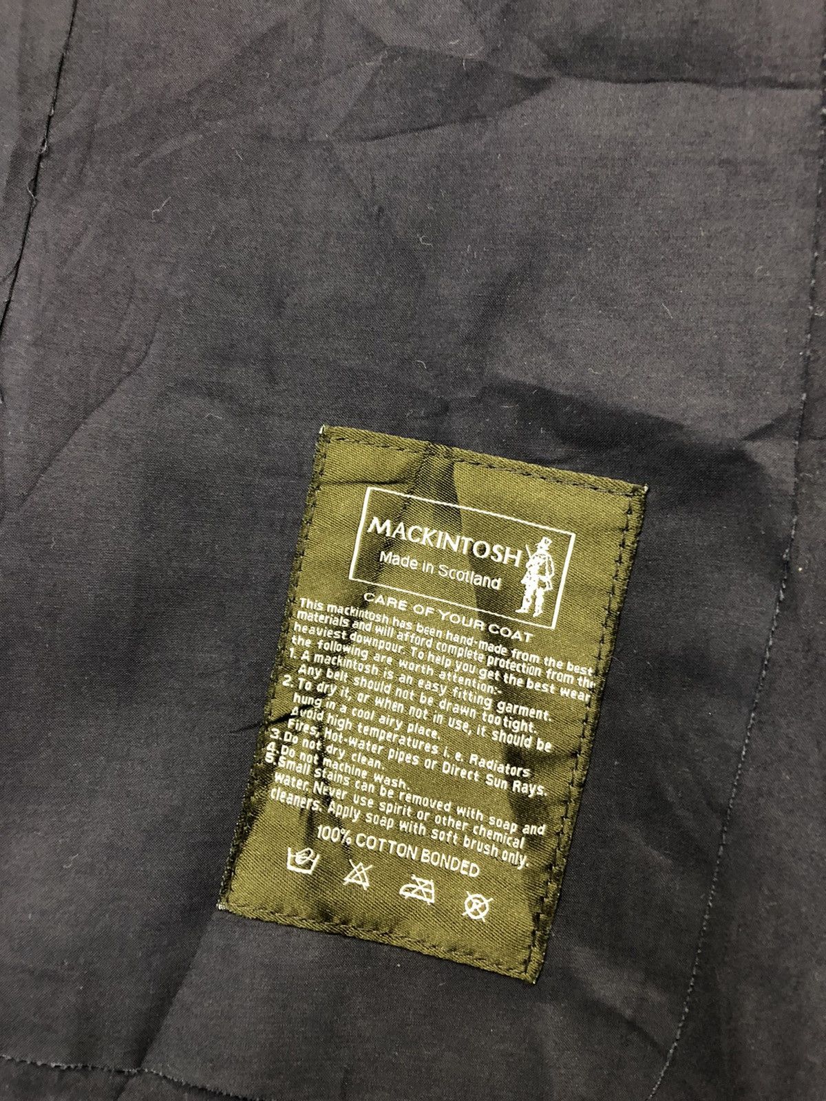 Mackintosh Mackintosh Long Jacket Coat Fesyen Style 100% Cotton Bonded Size US M / EU 48-50 / 2 - 4 Thumbnail