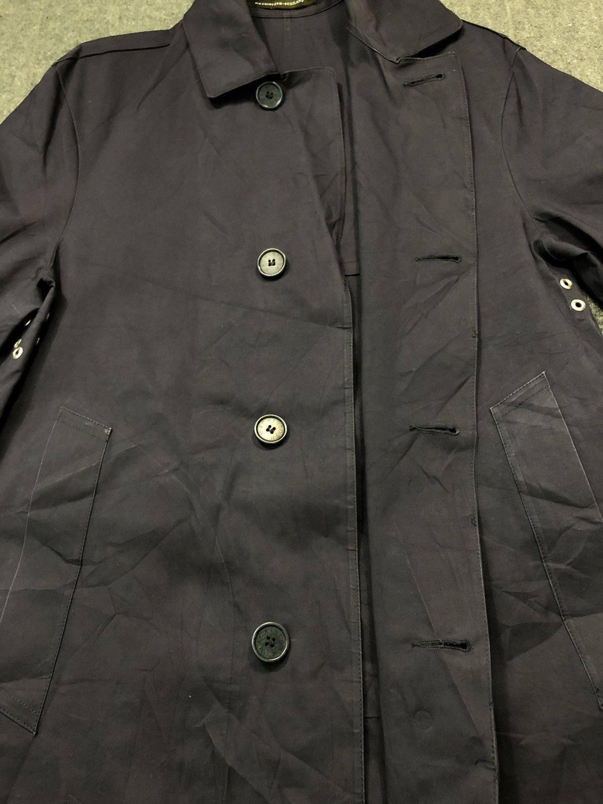 Mackintosh Mackintosh Long Jacket Coat Fesyen Style 100% Cotton Bonded Size US M / EU 48-50 / 2 - 9 Thumbnail
