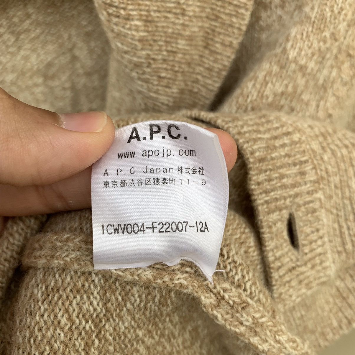 A.P.C. A.P.C. wool Cardigan Jacket Size US S / EU 44-46 / 1 - 6 Thumbnail