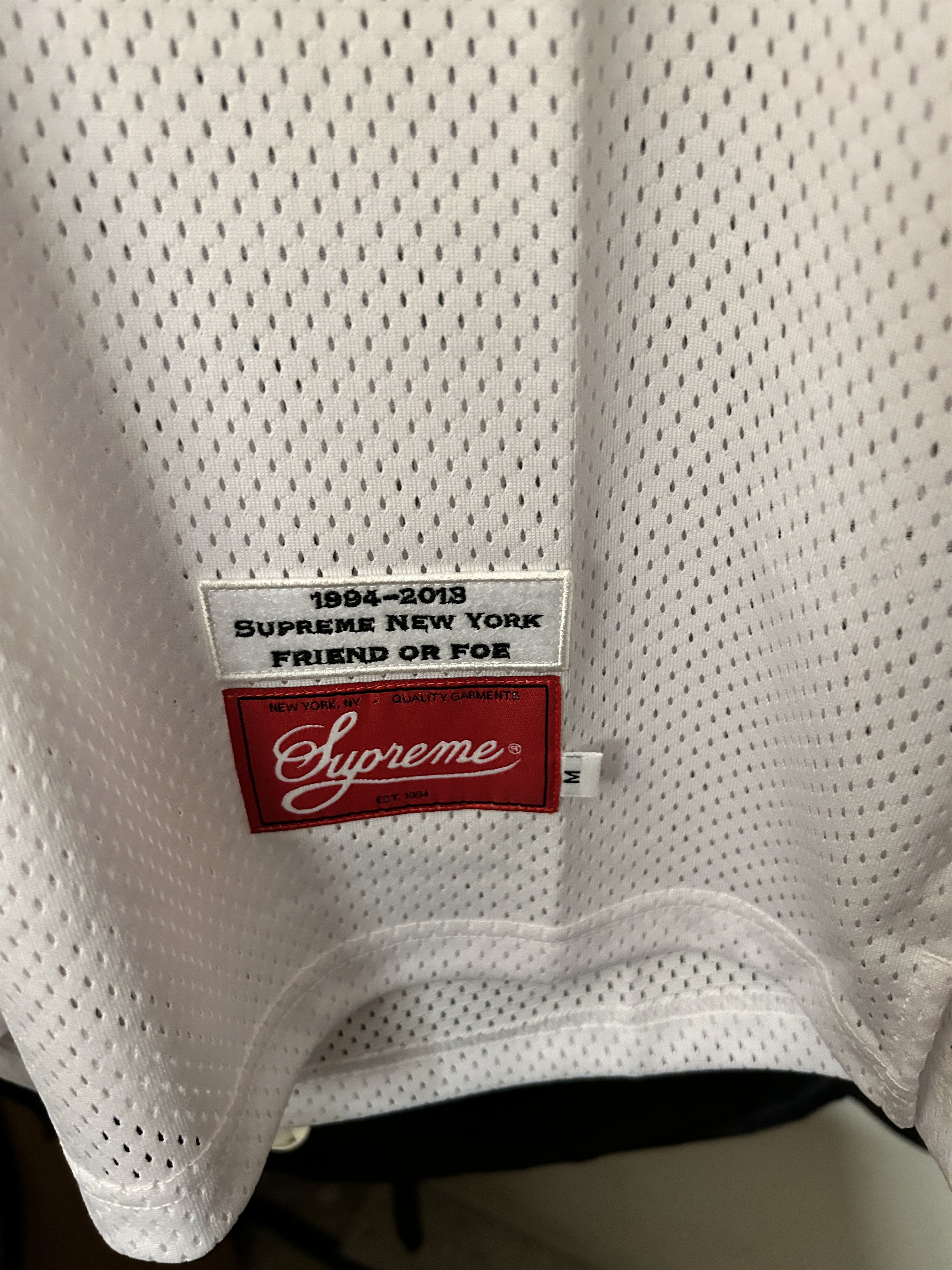 Supreme SUPREME Diamond Rib Football Top White F/W 13 Size US M / EU 48-50 / 2 - 4 Thumbnail