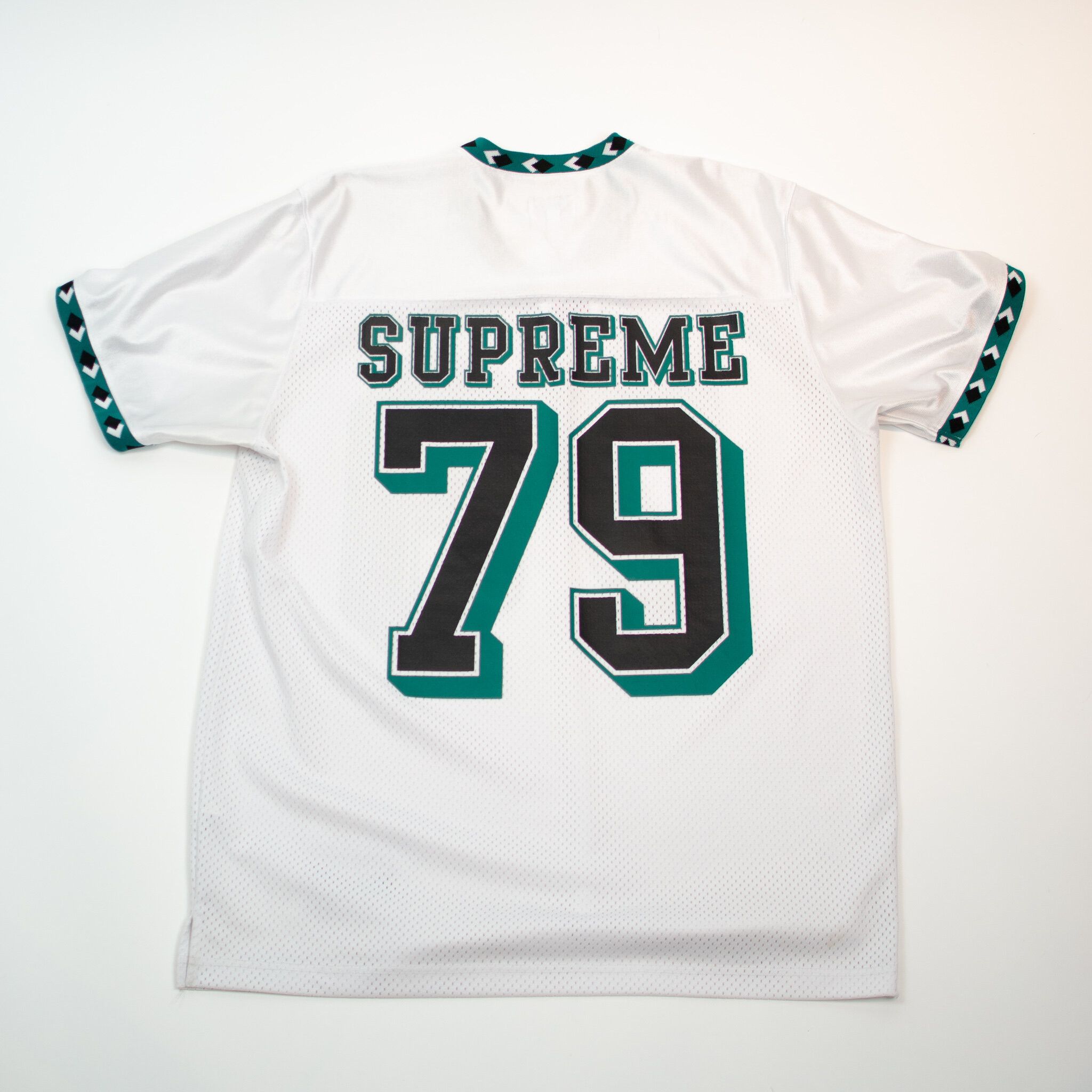 Supreme SUPREME Diamond Rib Football Top White F/W 13 Size US M / EU 48-50 / 2 - 1 Thumbnail