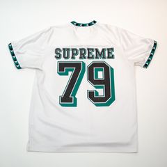 Supreme, Shirts, Supreme Diamond Rib Football Jersey 79 White Mens