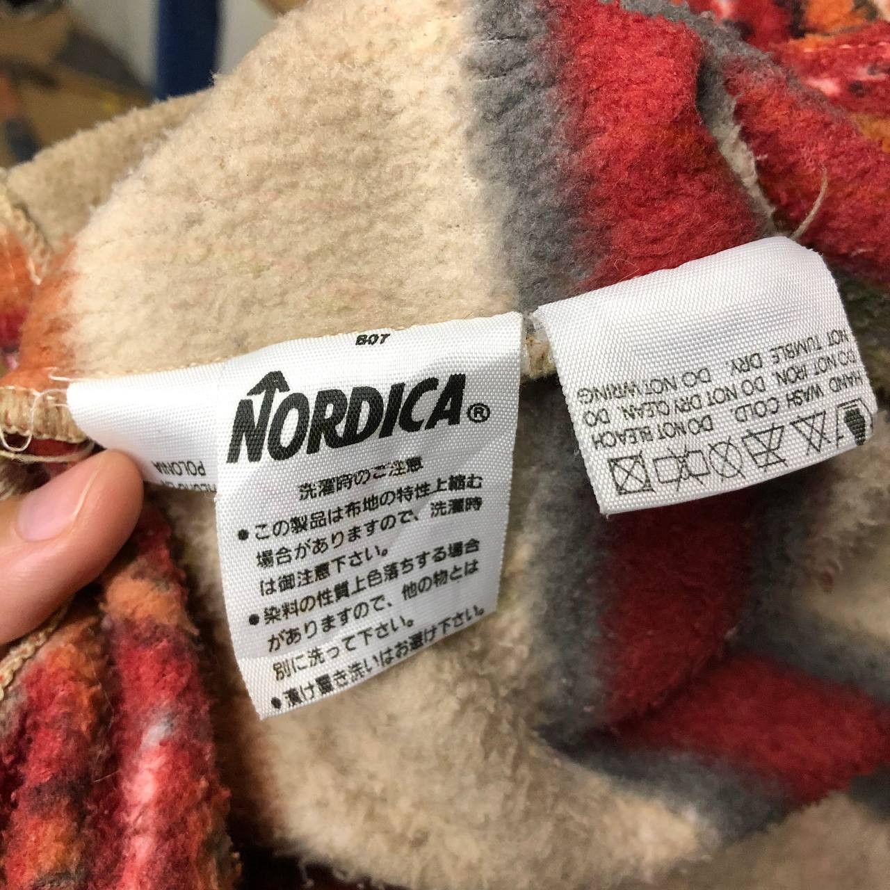 Japanese Brand Vintage Nordica skiwear Mock Neck Fleece jacket Size US L / EU 52-54 / 3 - 5 Thumbnail
