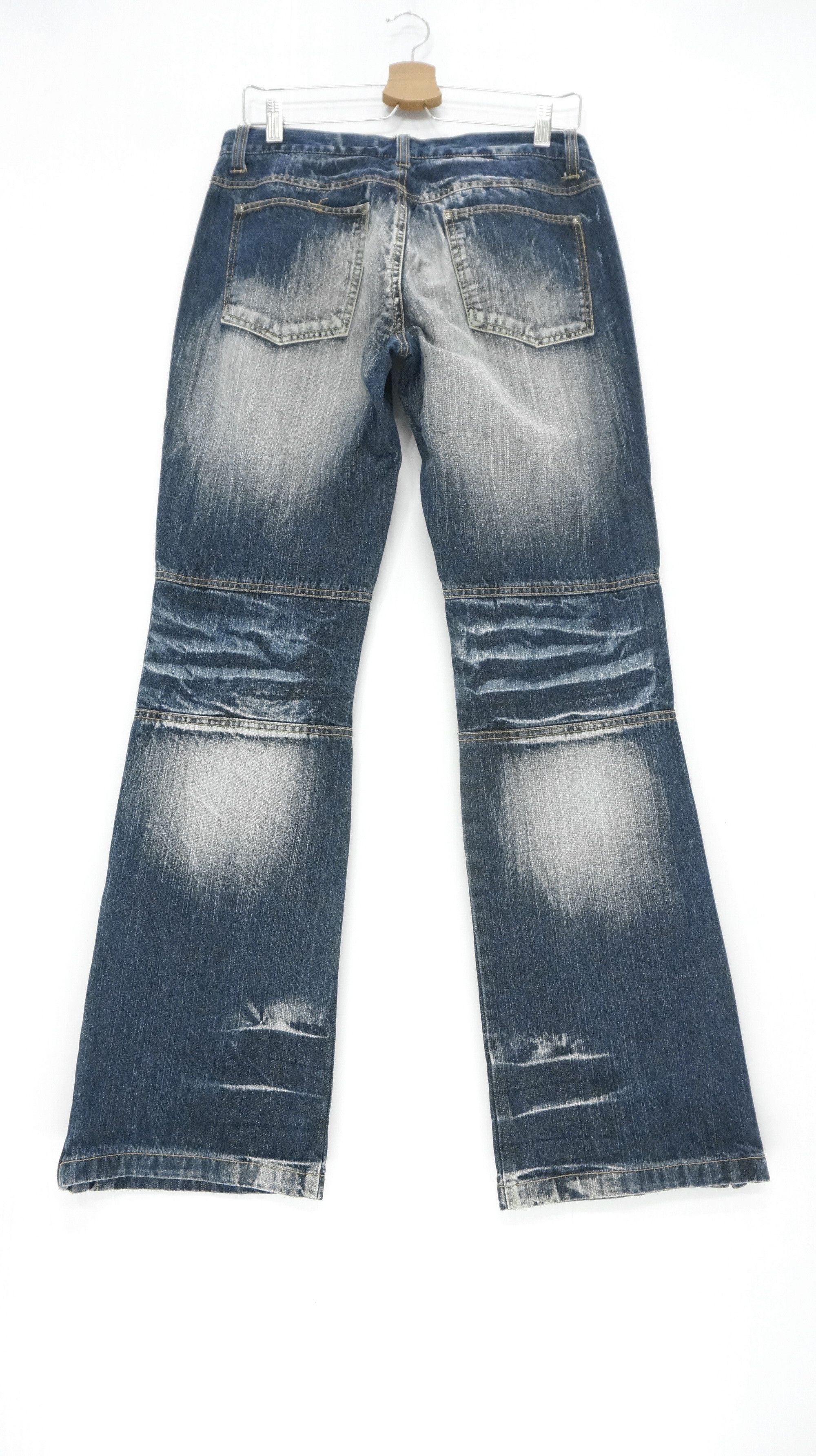 Japanese Brand FLARE VINTAGE 🔥 TOPISM Japan Distressed Jeans Size US 30 / EU 46 - 3 Thumbnail