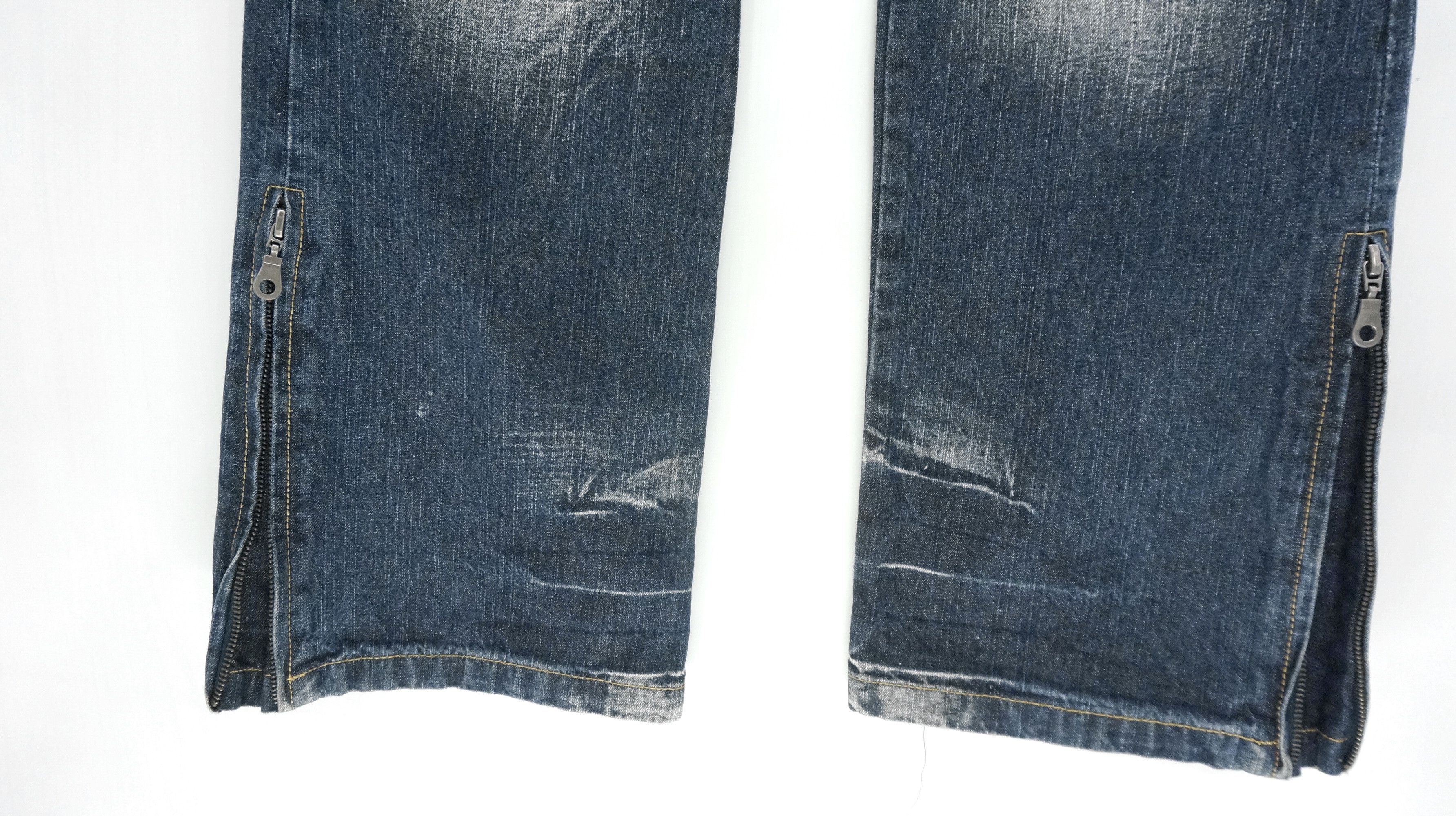Japanese Brand FLARE VINTAGE 🔥 TOPISM Japan Distressed Jeans Size US 30 / EU 46 - 9 Thumbnail