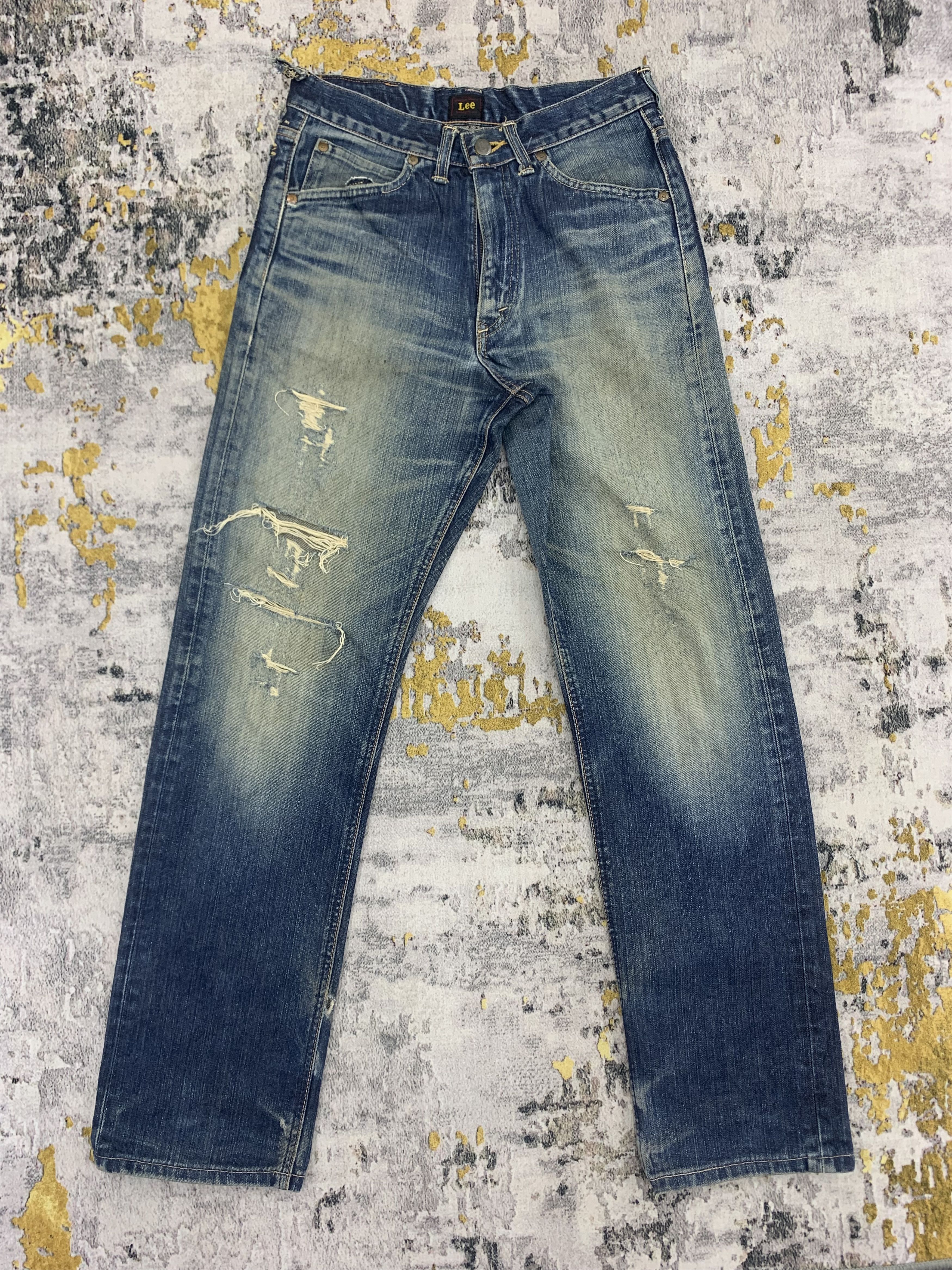 Lee Vintage Lee Denim 28x30.5 Distressed Size US 28 / EU 44 - 1 Thumbnail