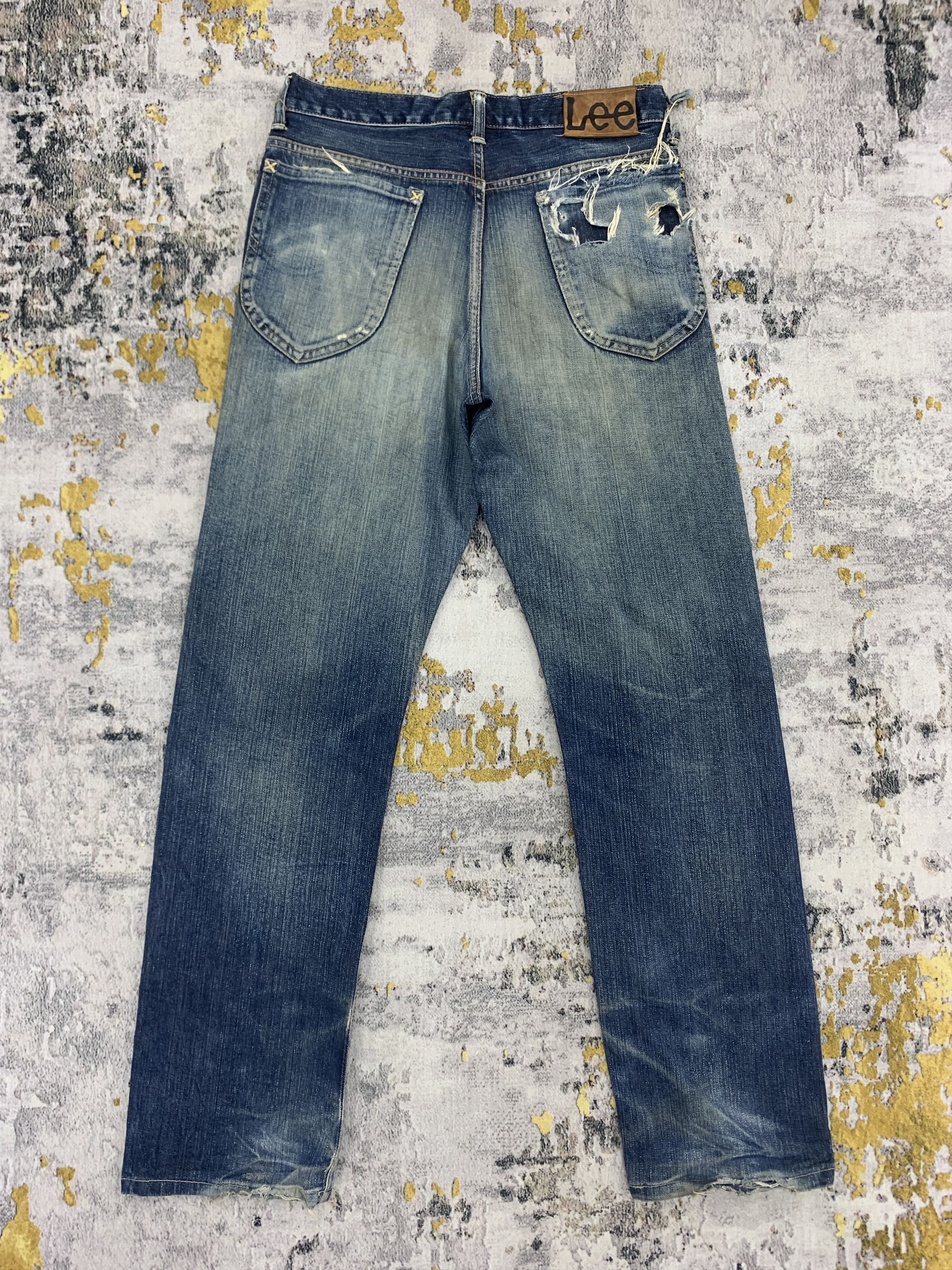 Lee Vintage Lee Denim 28x30.5 Distressed Size US 28 / EU 44 - 7 Thumbnail