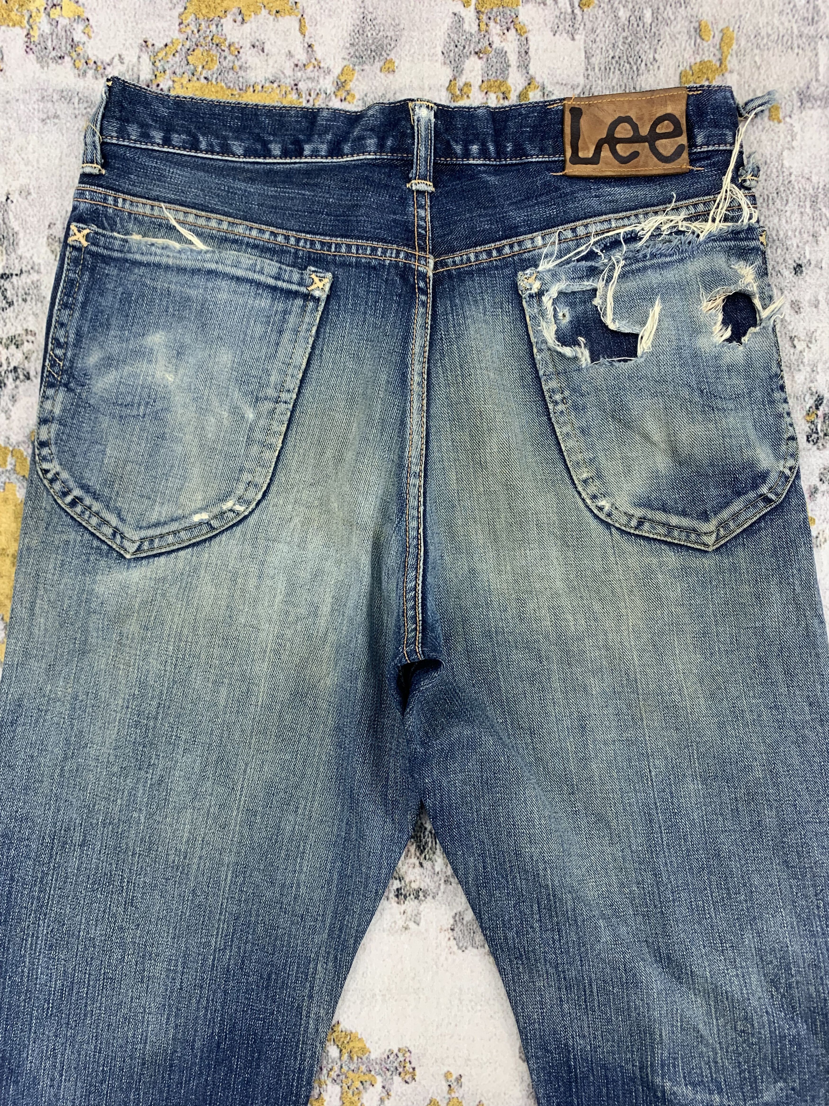 Lee Vintage Lee Denim 28x30.5 Distressed Size US 28 / EU 44 - 8 Thumbnail