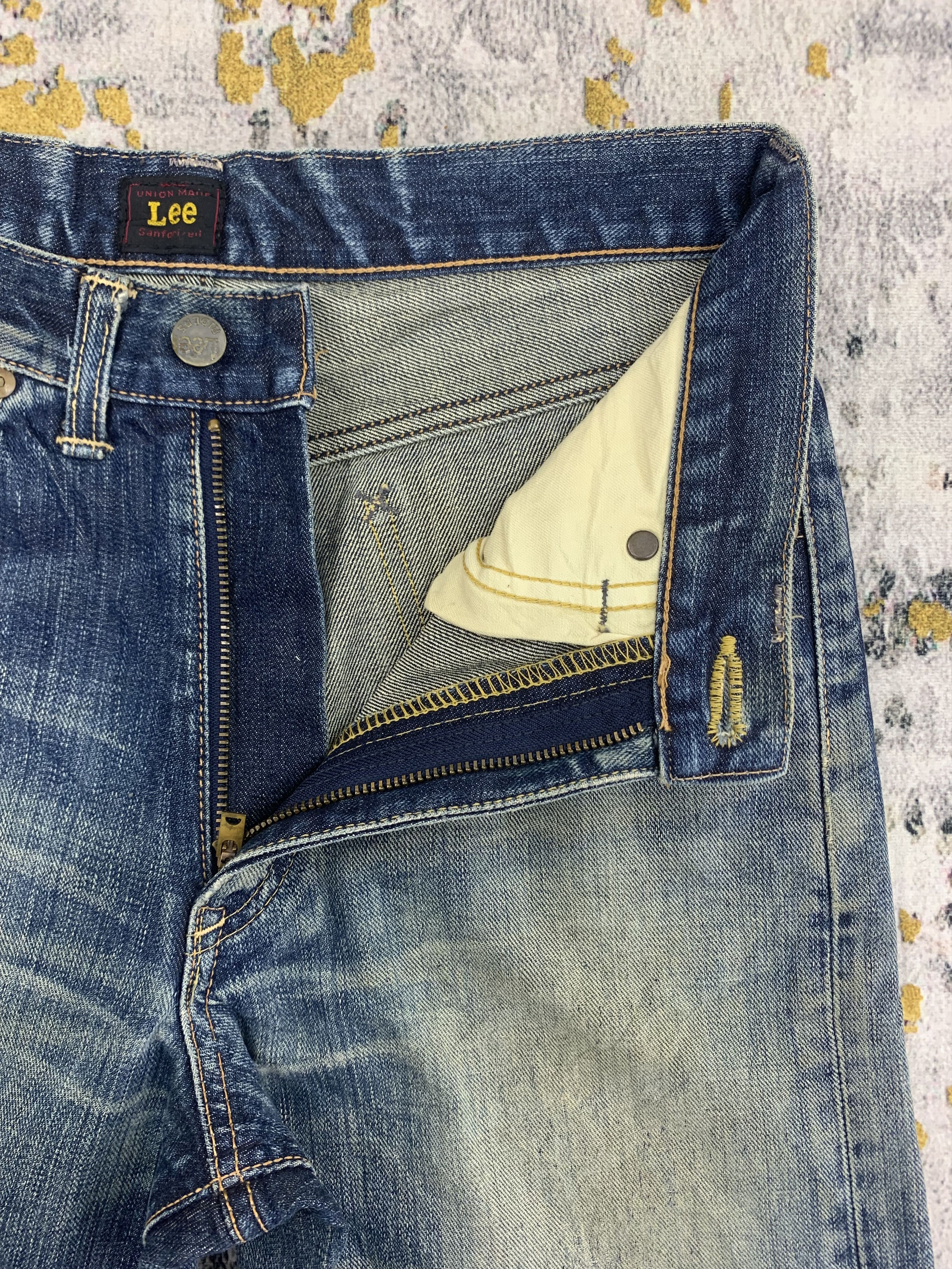 Lee Vintage Lee Denim 28x30.5 Distressed Size US 28 / EU 44 - 3 Thumbnail