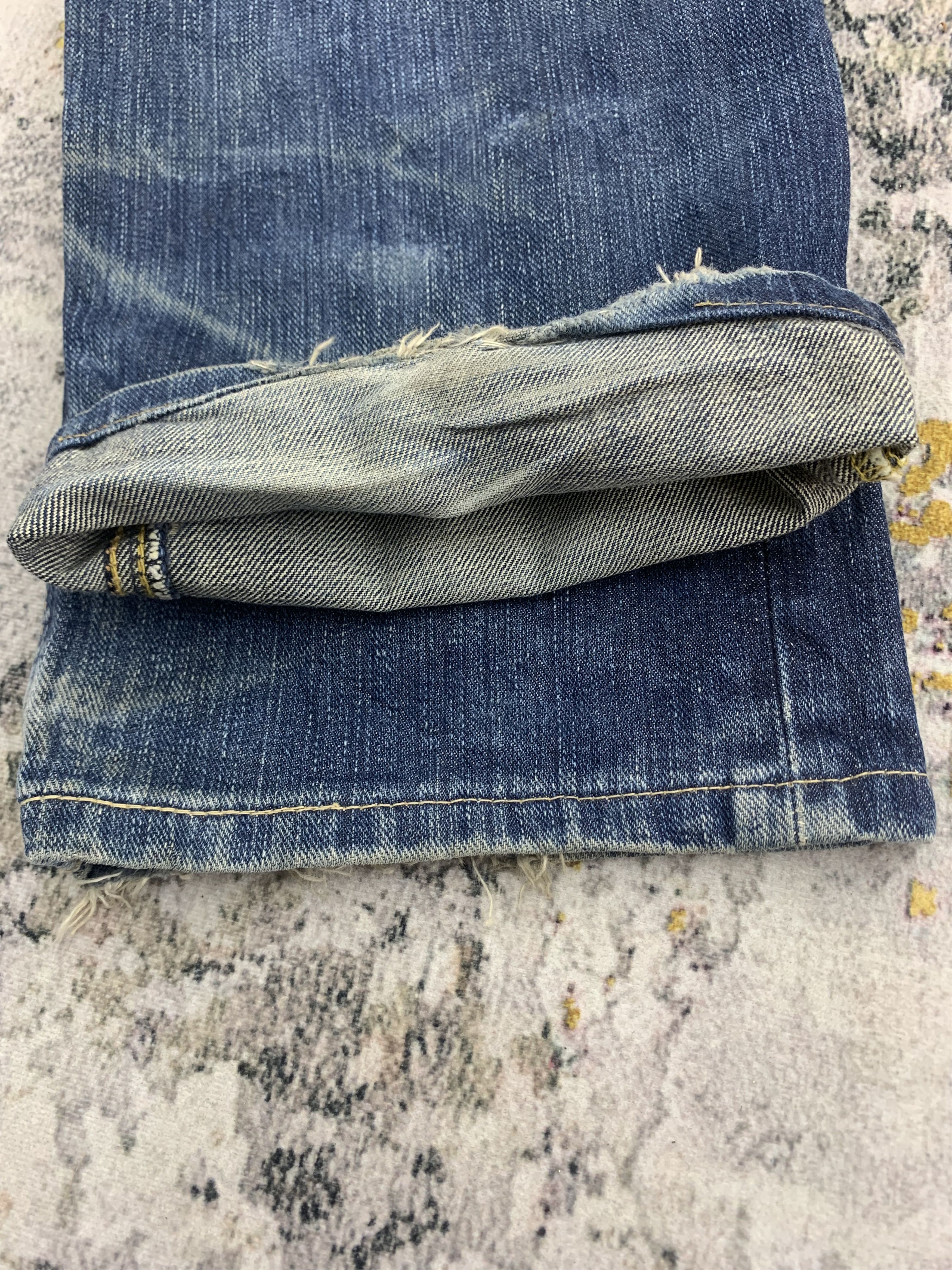 Lee Vintage Lee Denim 28x30.5 Distressed Size US 28 / EU 44 - 14 Thumbnail