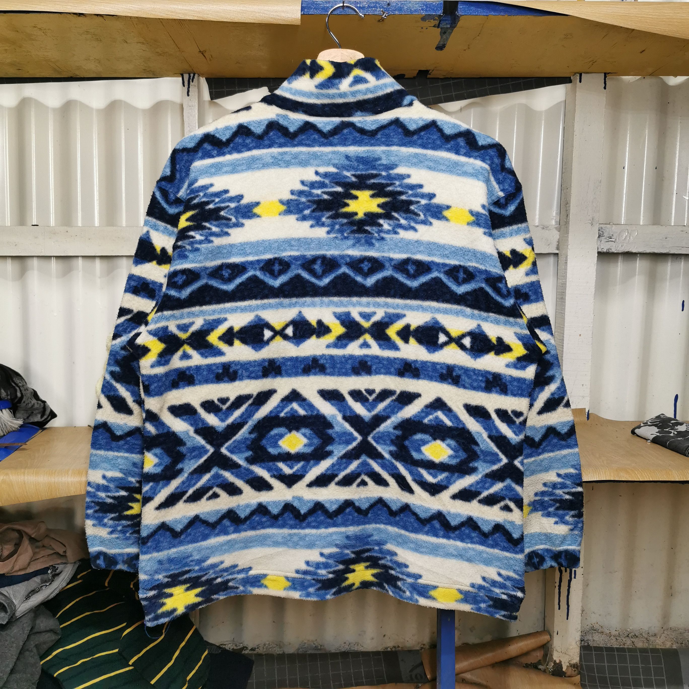 Vintage Vintage fleece pile cacoa navajo style sweaters Size US S / EU 44-46 / 1 - 9 Thumbnail