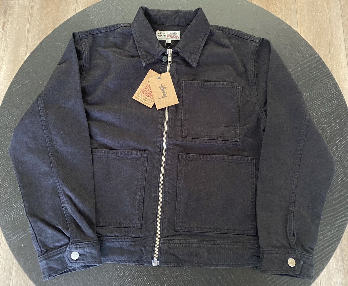 Stussy Stussy Overdyed Zip Work Jacket FW22 - Size Small | Grailed