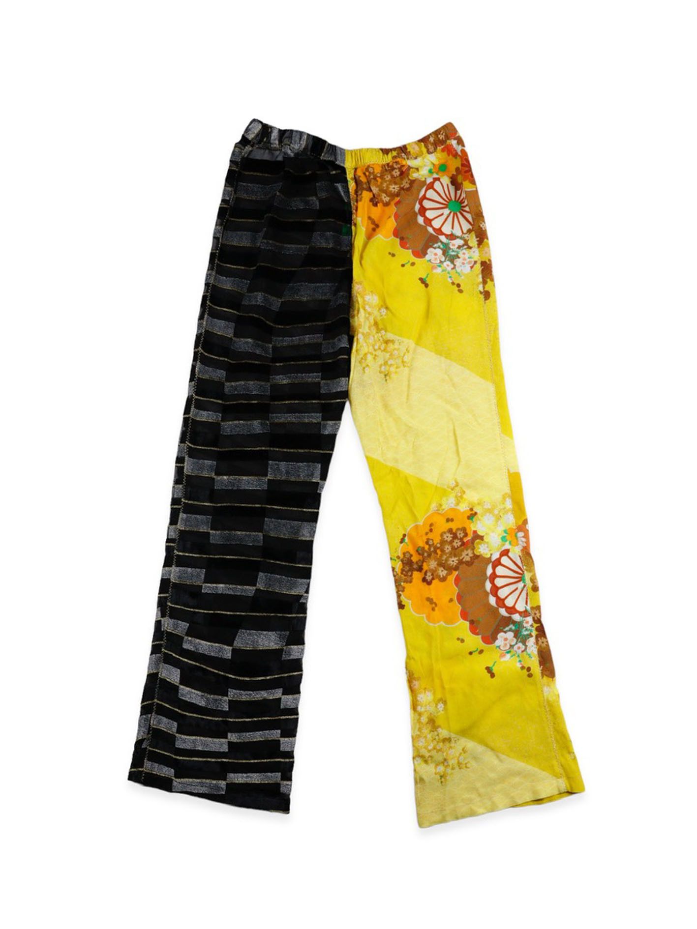 Pre-owned Erl Deconstructed Printed Splittrack Pants