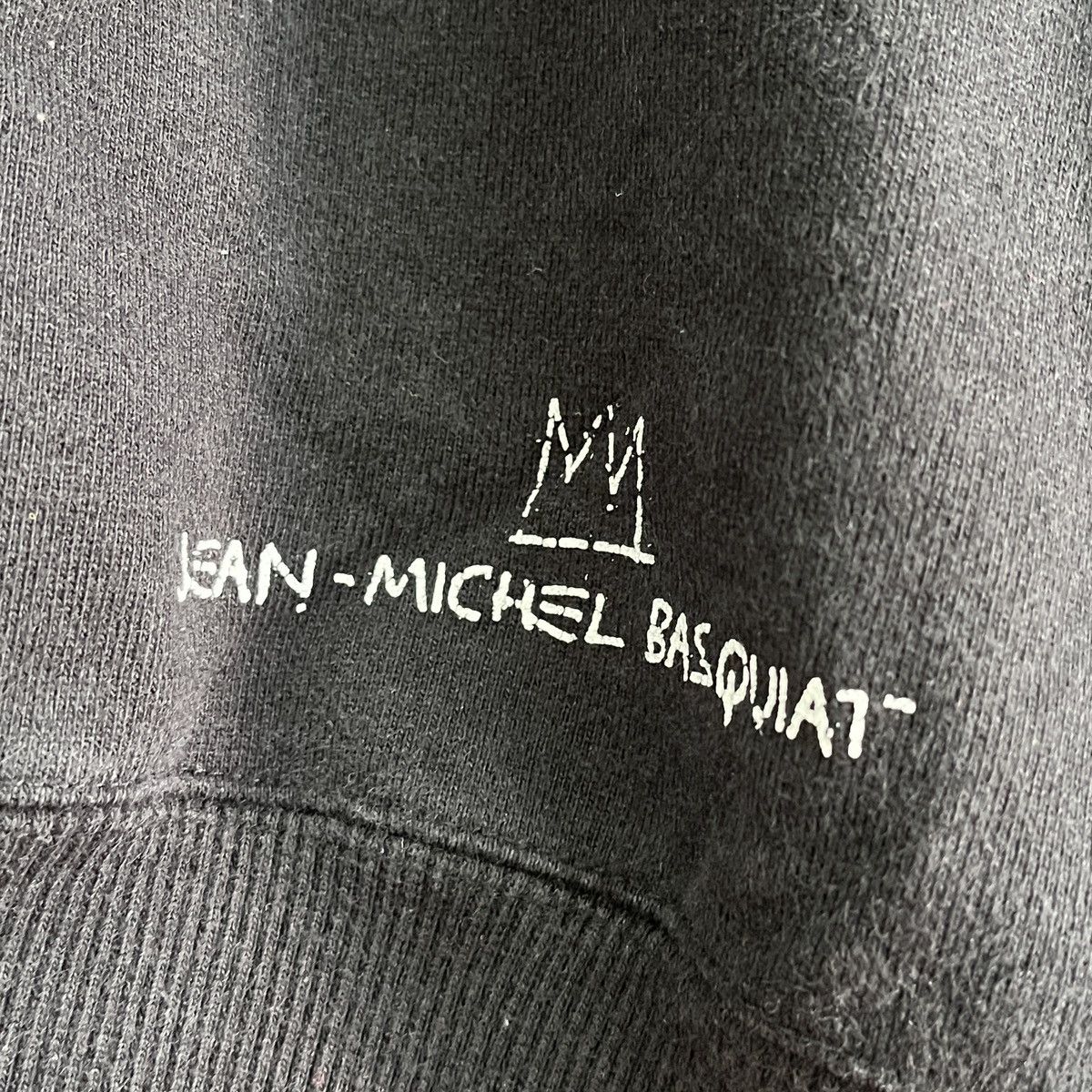 Designer × Jean-Michel Basquiat × Uniqlo Jean Michel Basquiat X Uniqlo Japan Hoodie Spellout Aaron Size US M / EU 48-50 / 2 - 16 Thumbnail