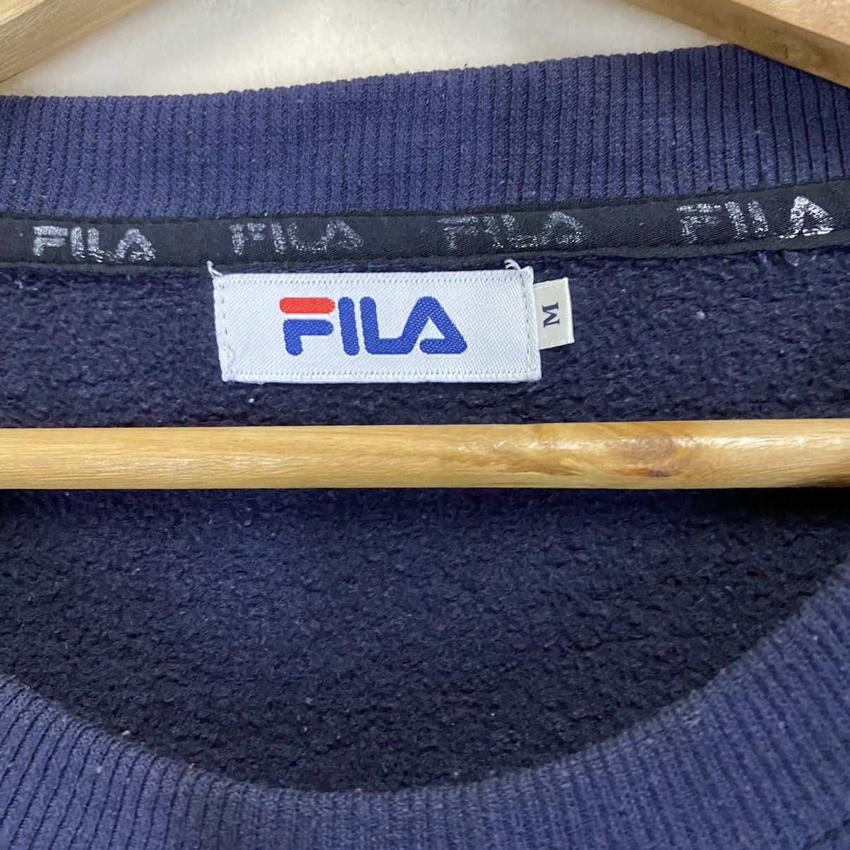 Fila × Vintage Vintage 90s Fila Big Logo Crewneck Sweatshirt Size M Size US M / EU 48-50 / 2 - 9 Thumbnail