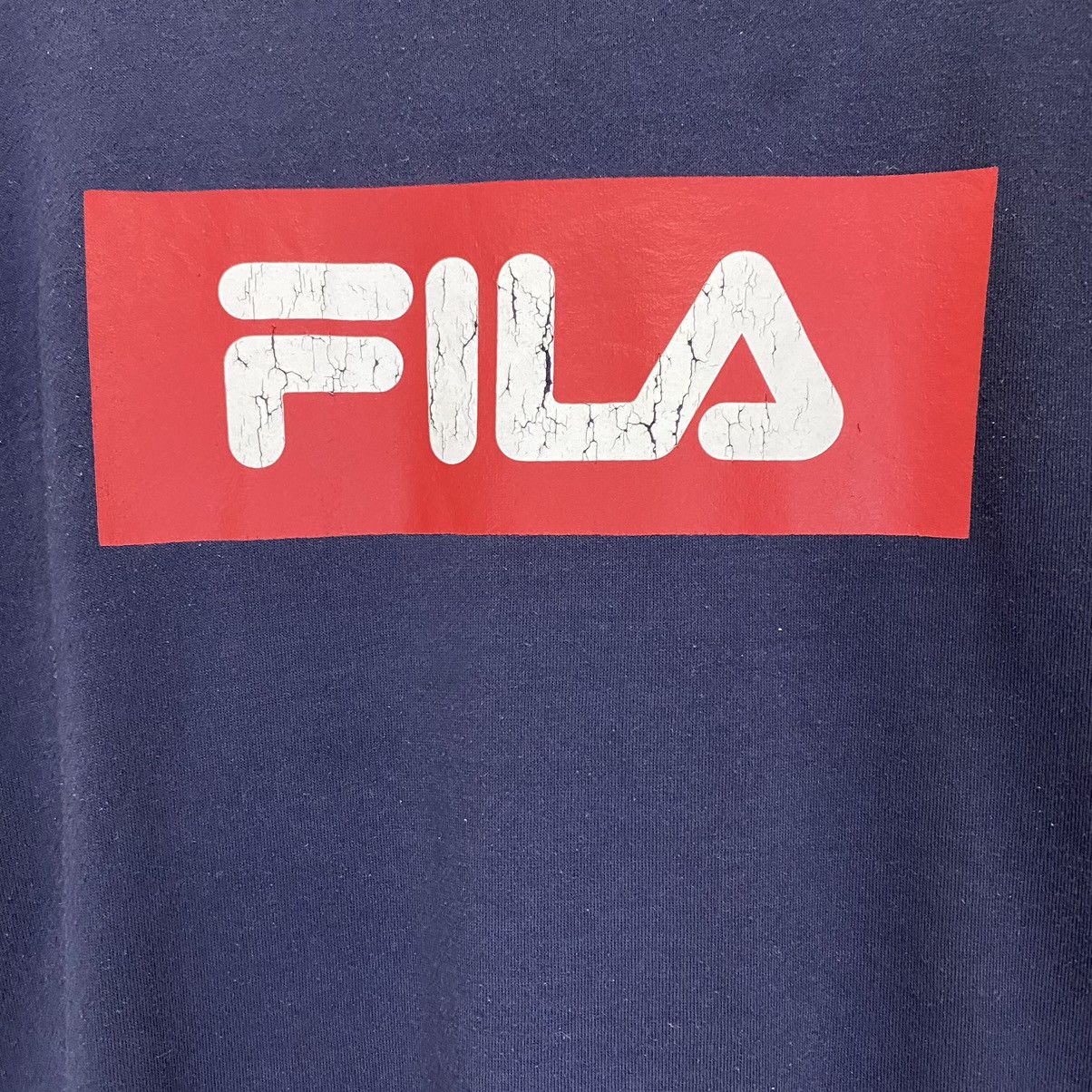 Fila × Vintage Vintage 90s Fila Big Logo Crewneck Sweatshirt Size M Size US M / EU 48-50 / 2 - 5 Thumbnail