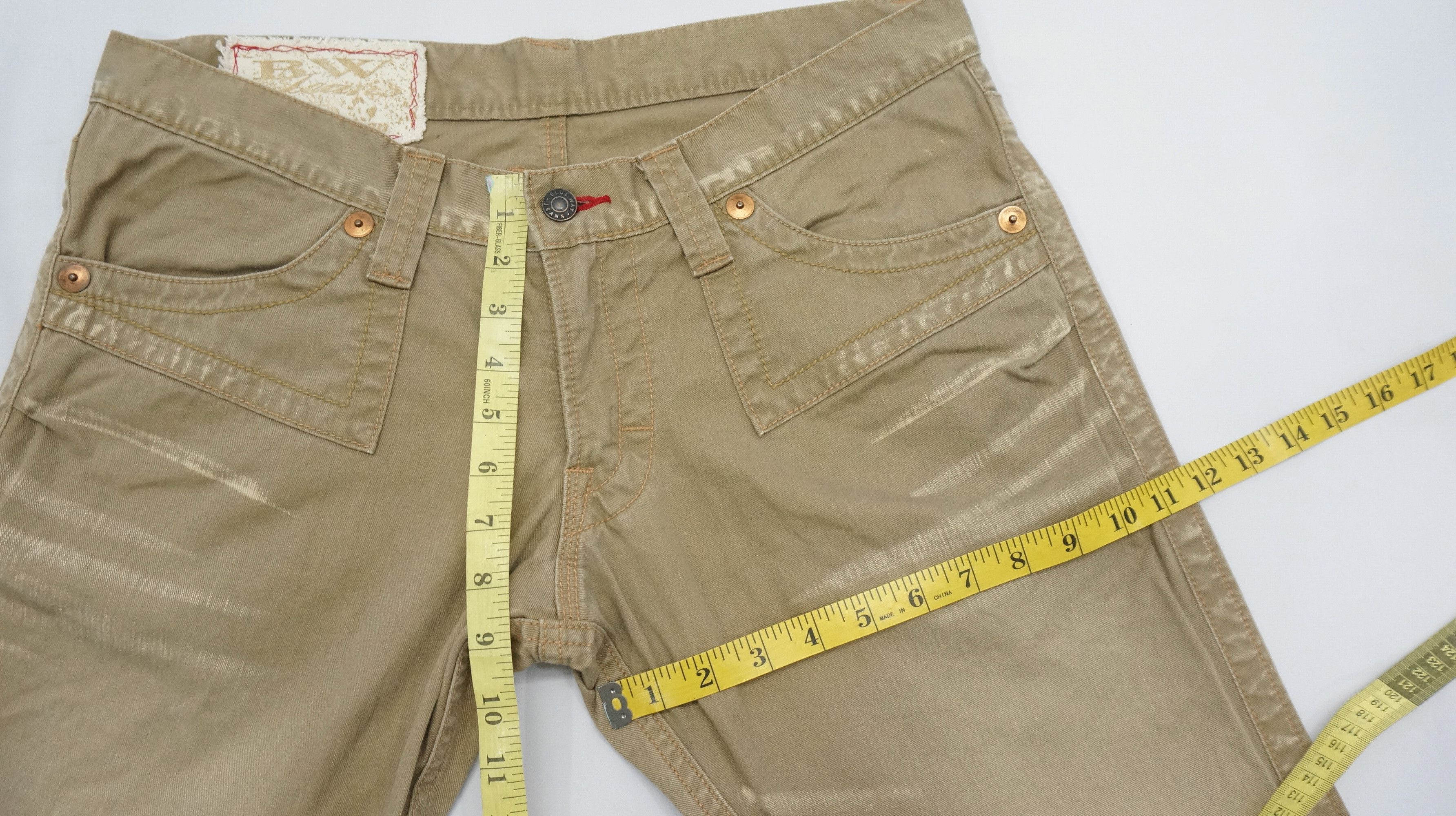 Japanese Brand 🔥Vintage Flare🔥 BLUEWAY Japan Faded Design Pants Size US 34 / EU 50 - 11 Thumbnail