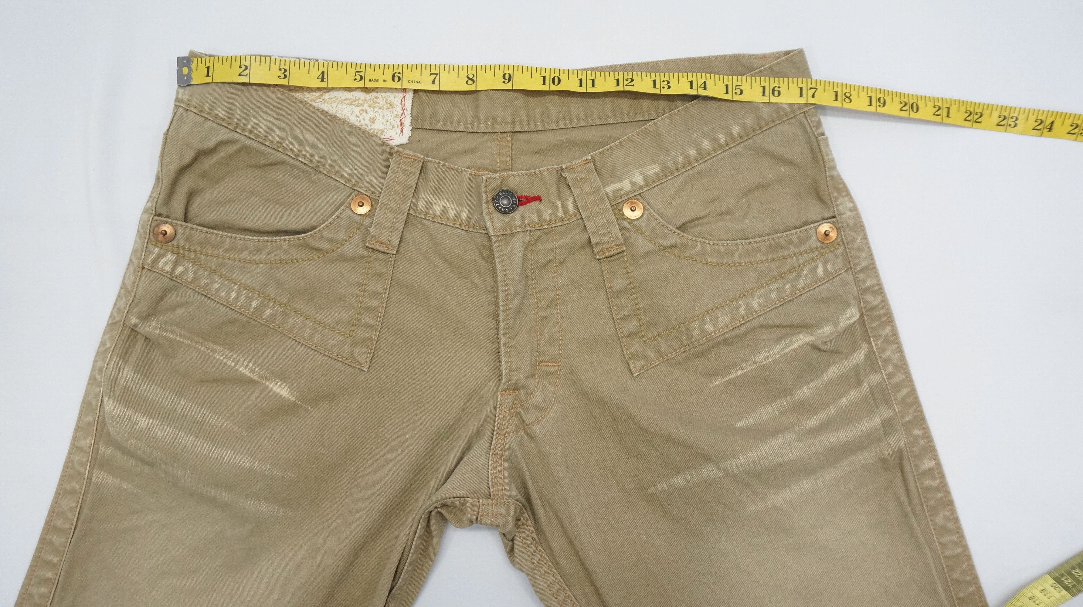Japanese Brand 🔥Vintage Flare🔥 BLUEWAY Japan Faded Design Pants Size US 34 / EU 50 - 10 Thumbnail