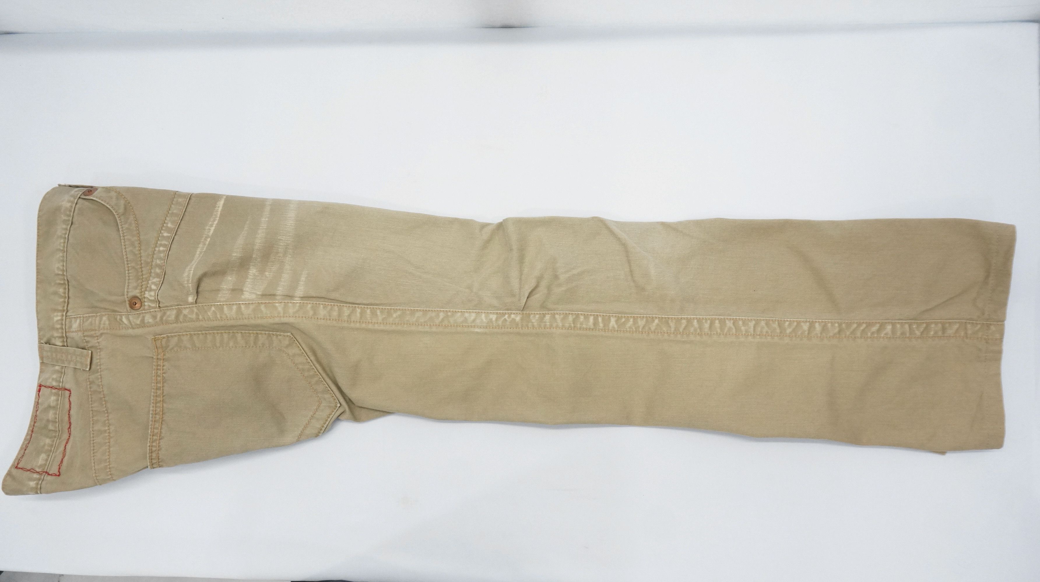 Japanese Brand 🔥Vintage Flare🔥 BLUEWAY Japan Faded Design Pants Size US 34 / EU 50 - 9 Thumbnail