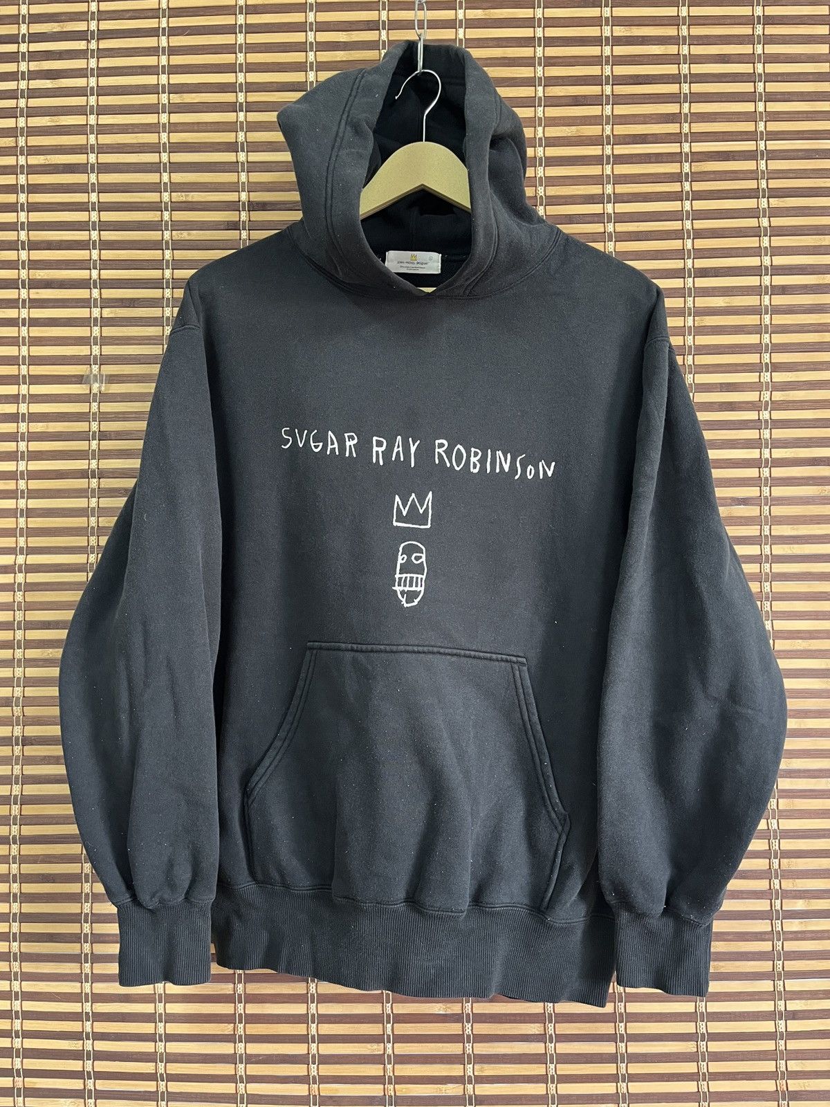 Designer × Jean-Michel Basquiat × Uniqlo Jean Michel Basquiat Uniqlo Japan Hoodie Sugar Ray Robinsom Size US L / EU 52-54 / 3 - 19 Thumbnail