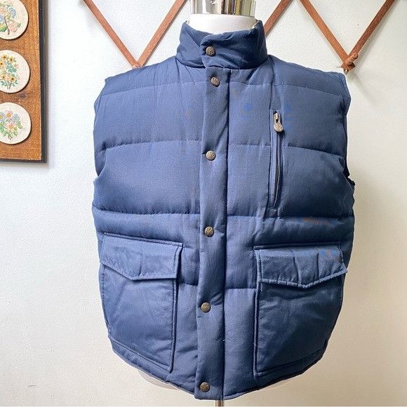 Vintage Vintage 1980s NRA Down Puffer Vest Size US M / EU 48-50 / 2 - 1 Thumbnail