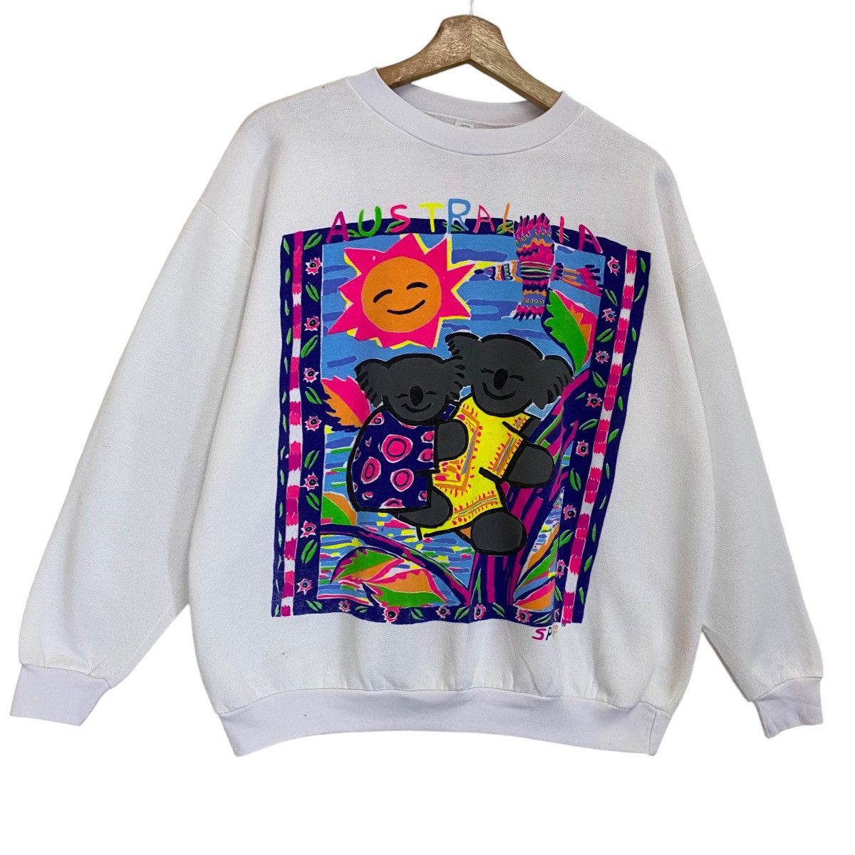 Vintage Vintage Australia Koala Bear Big Logo Crewneck Sweatshirt Size US M / EU 48-50 / 2 - 2 Thumbnail