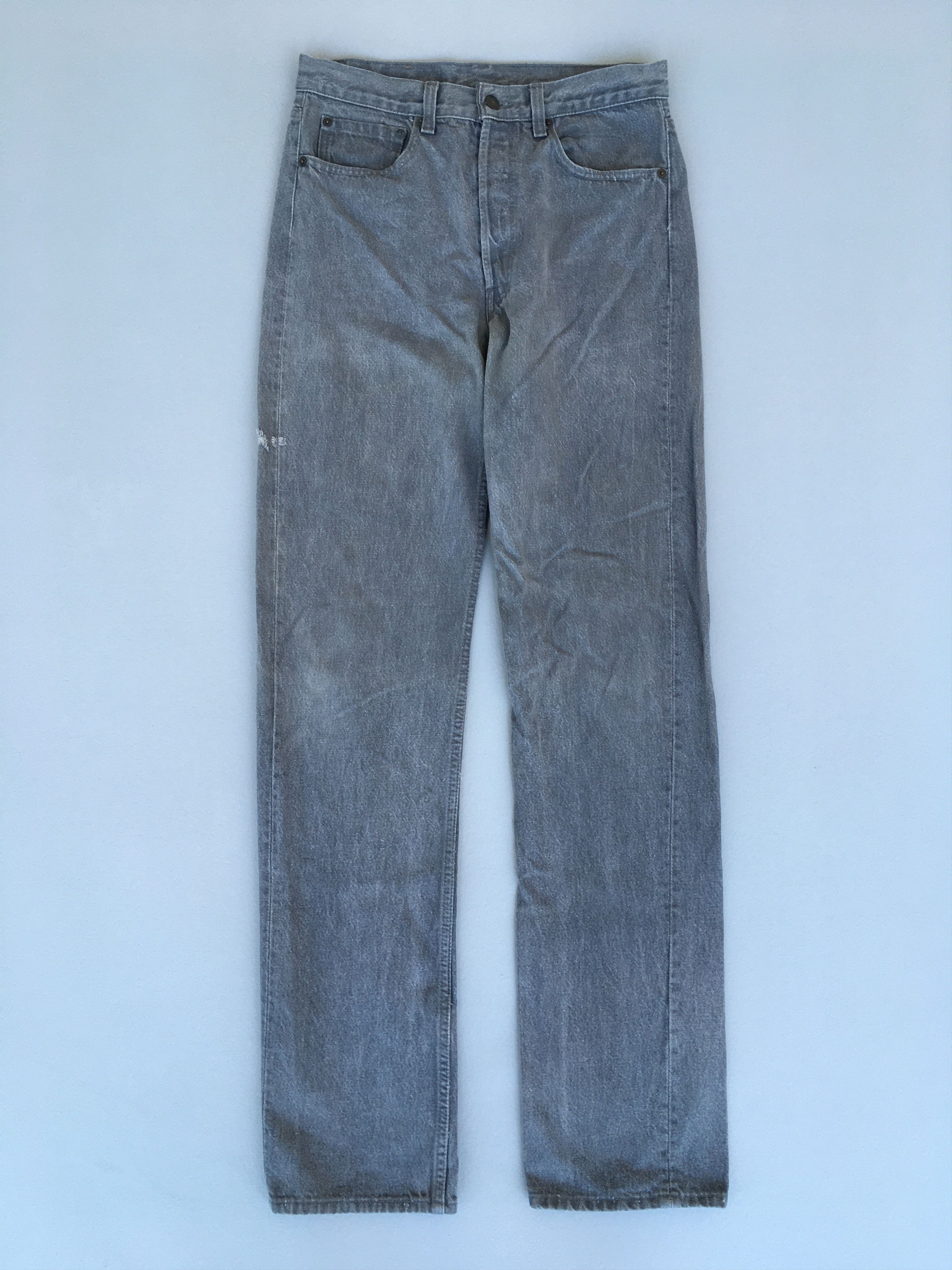 image of Levis x Vintage Size 30X35.5 Vintage Levi's 501 Jeans Ash Gray Denim in Grey, Men's
