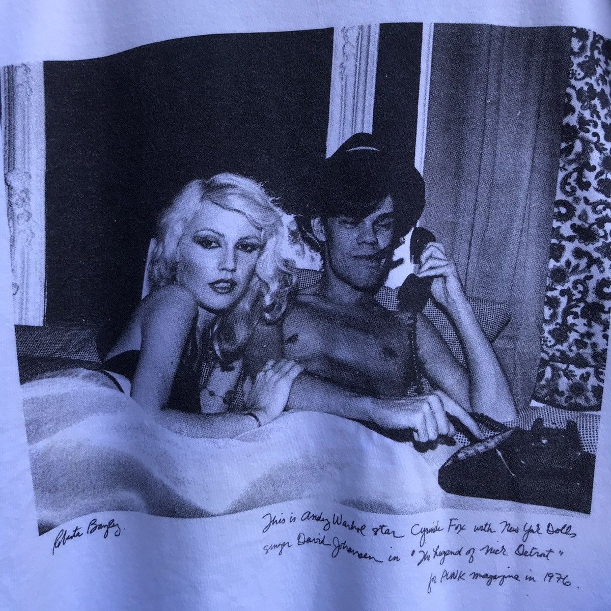 Katharine Hamnett London Cyrinda Fox D johansen new york dolls roberta bayley photo Size US M / EU 48-50 / 2 - 3 Thumbnail