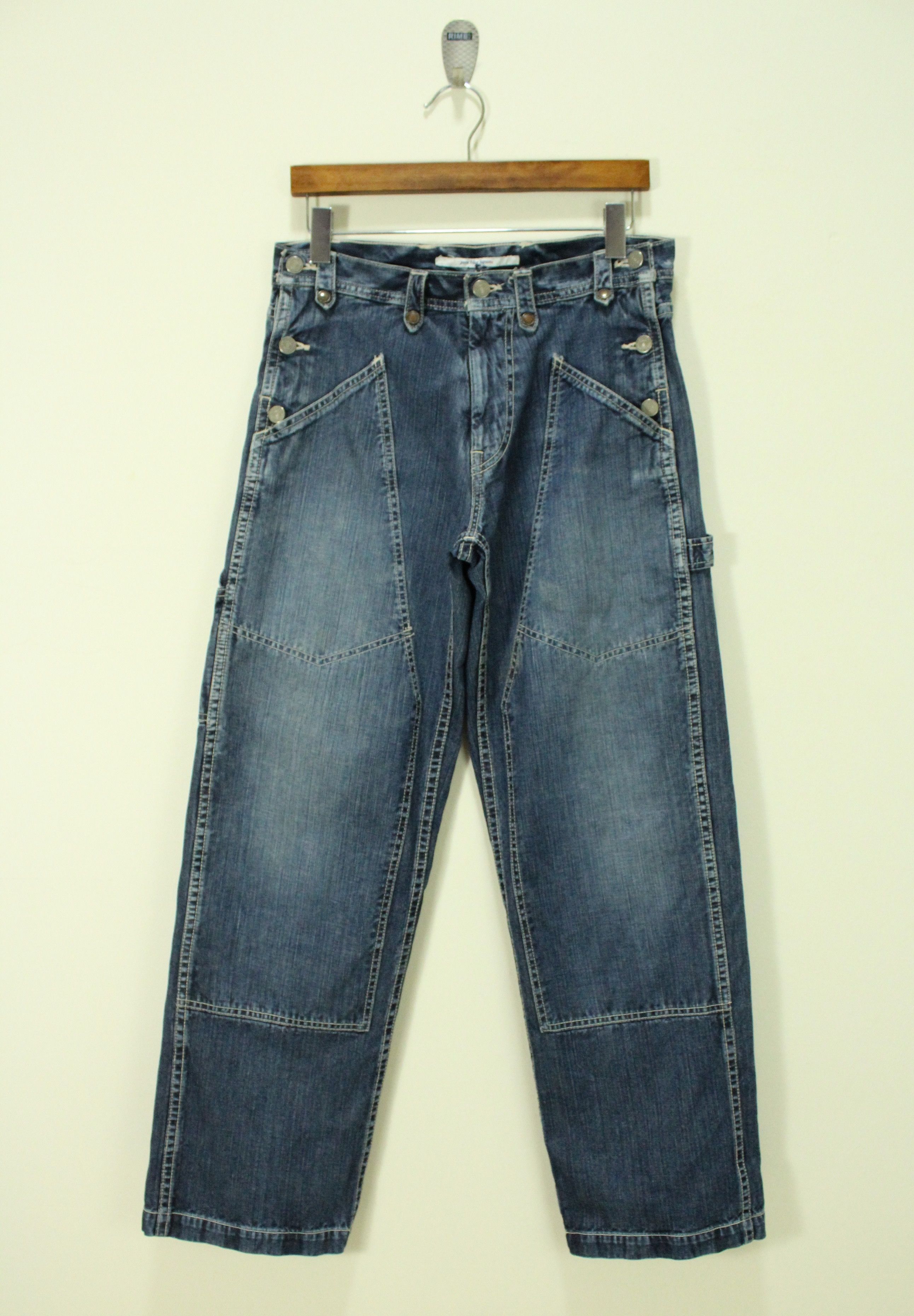 PURE BLUE JAPAN Pants Denim Carpenter Workwear Double knee