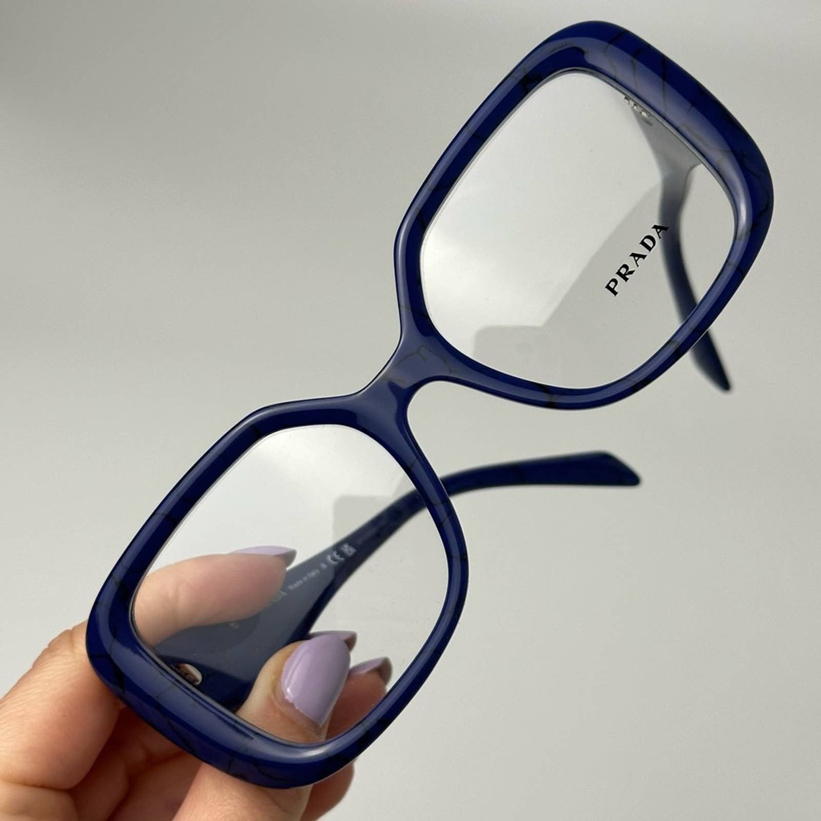 BRAND NEW PRADA PR 10ZV 18D101 Baltic Marble Demo Lens