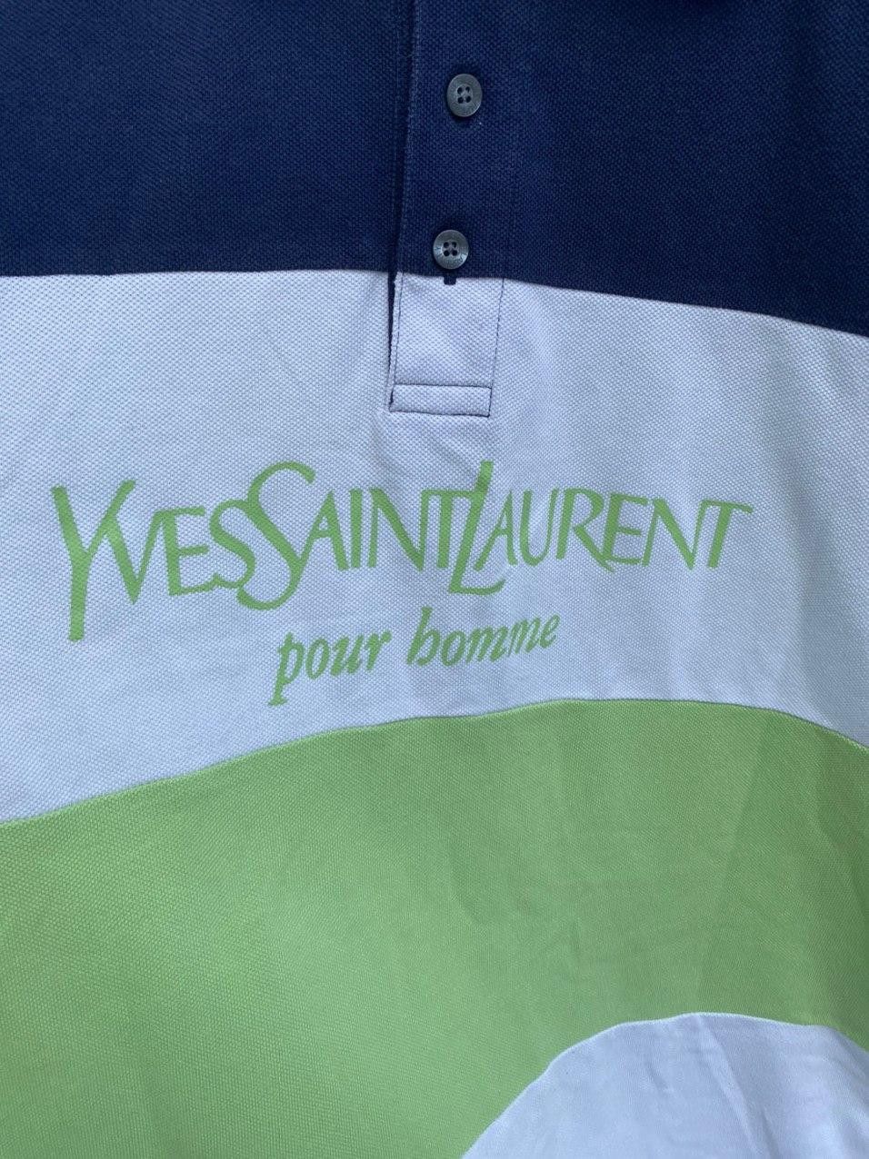Yves Saint Laurent YSL Polo Spell Out Yves Saint Laurent polo Size US L / EU 52-54 / 3 - 4 Thumbnail