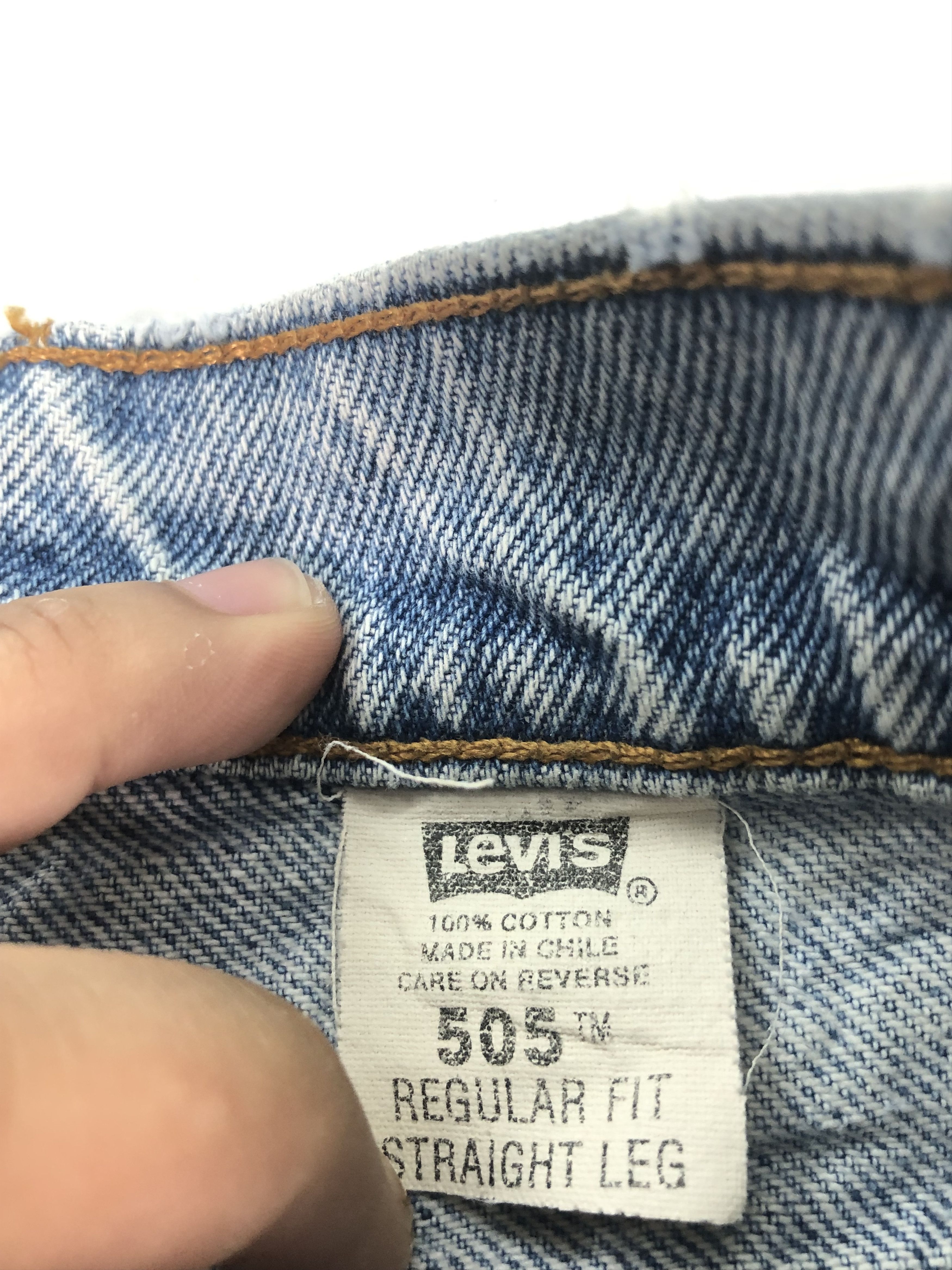 Levi's × Vintage Vintage Levis 505 Jean T38 Size US 28 / EU 44 - 9 Thumbnail