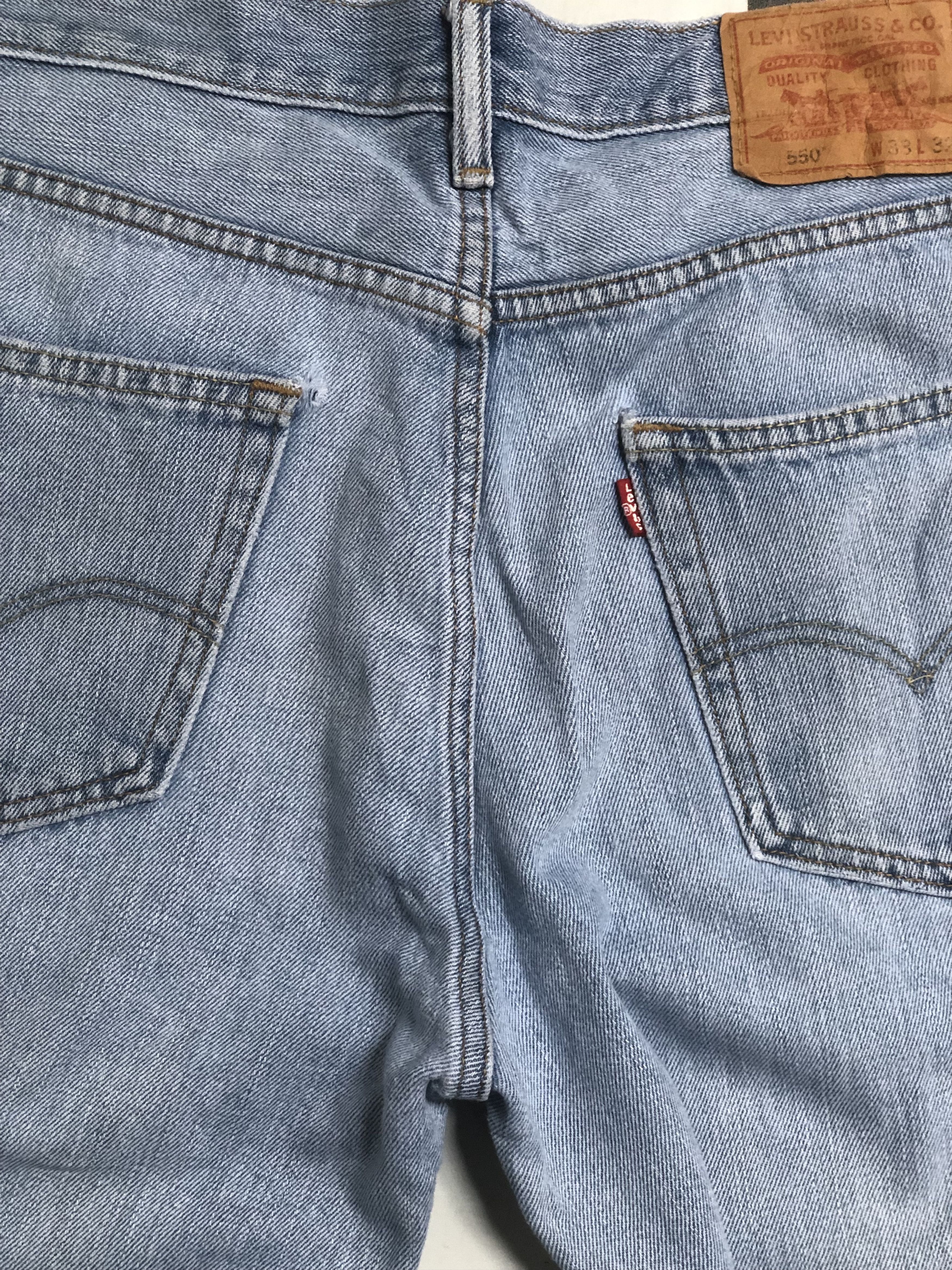 Levi's Vintage Levis 550 Light Blue Jeans L27 Size US 34 / EU 50 - 6 Thumbnail