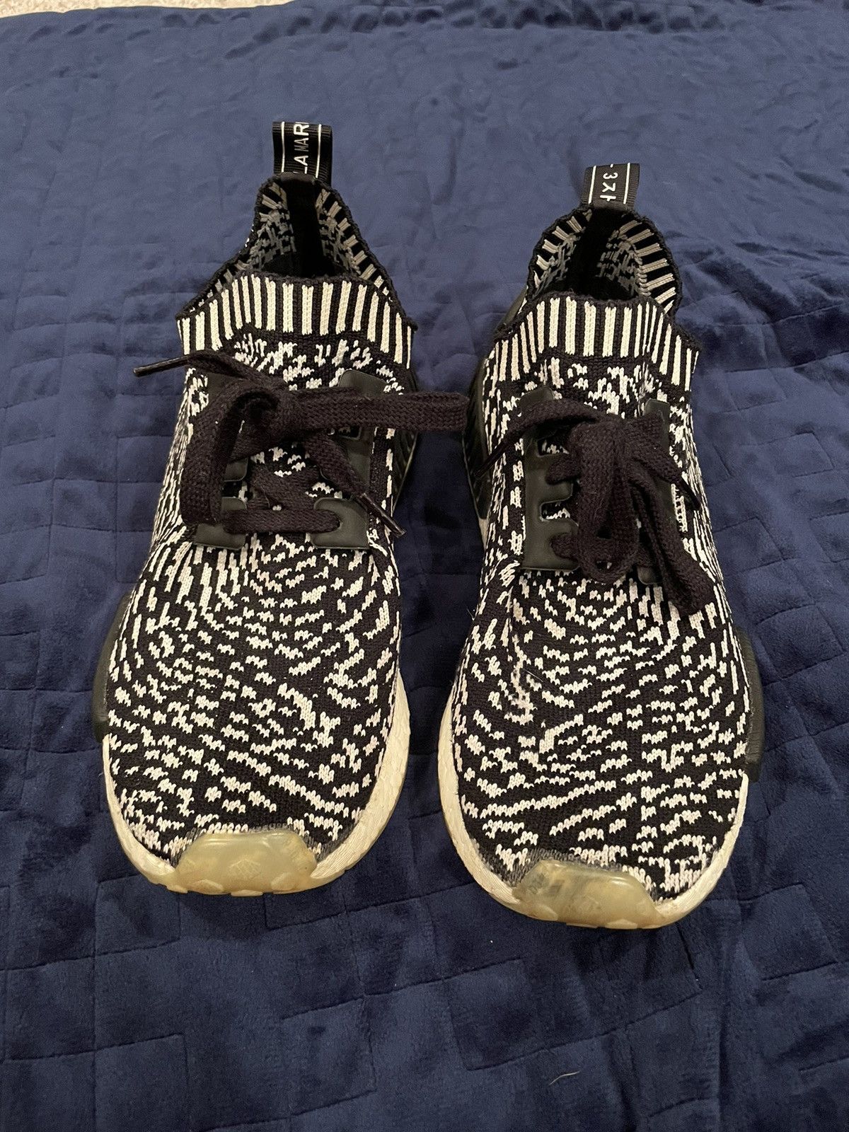 Adidas Adidas NMD Zebra BOOST Running Shoe Size US 8 / EU 41 - 4 Thumbnail