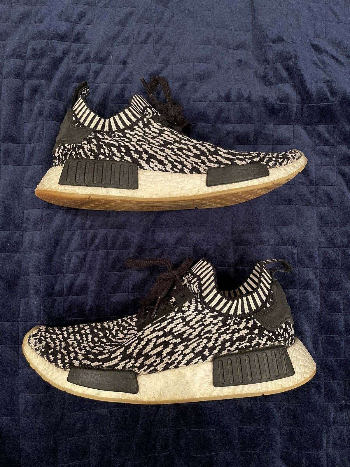 Adidas Adidas NMD Zebra BOOST Running Shoe Size US 8 / EU 41 - 2 Thumbnail